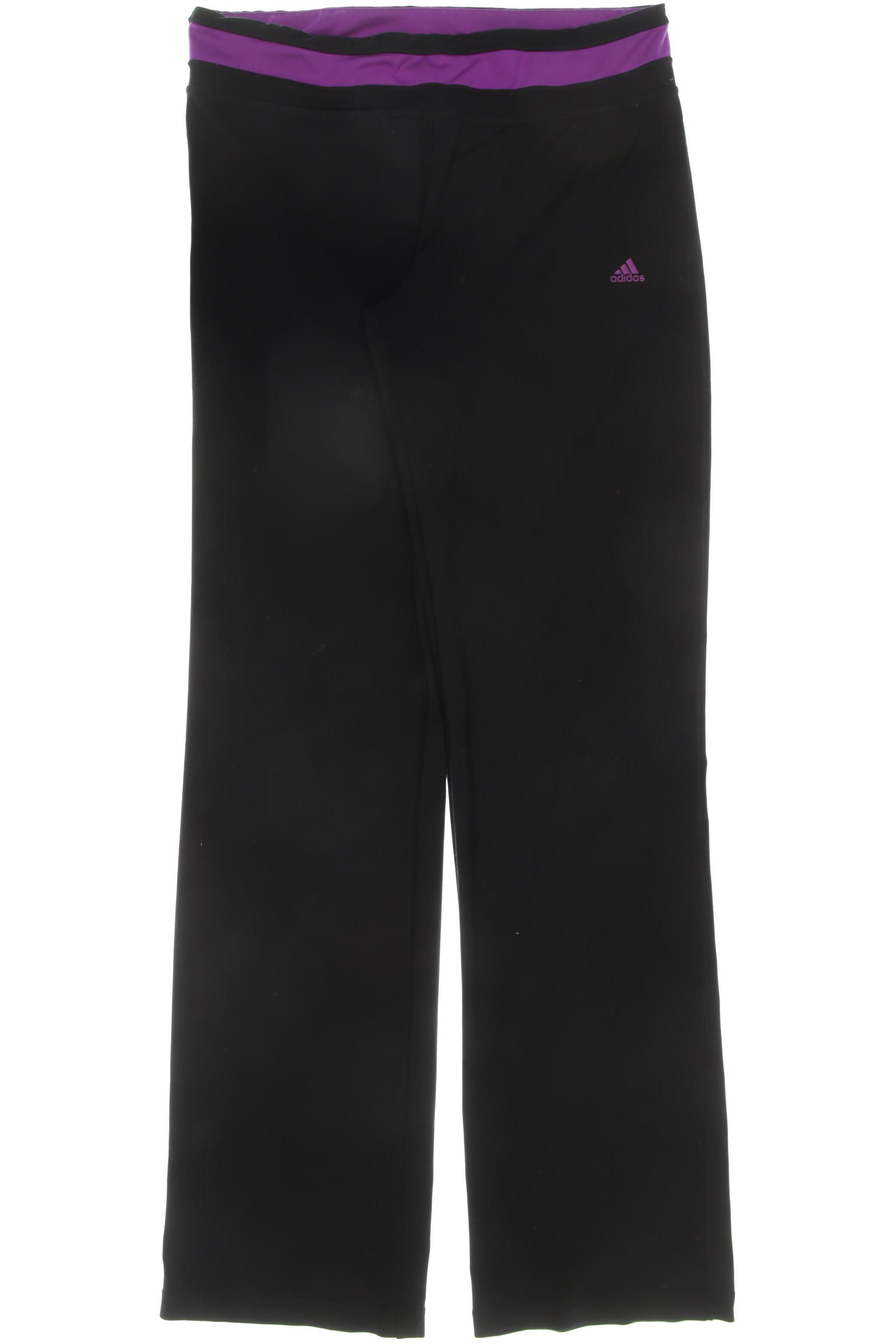 

adidas Damen Stoffhose, schwarz, Gr. 38