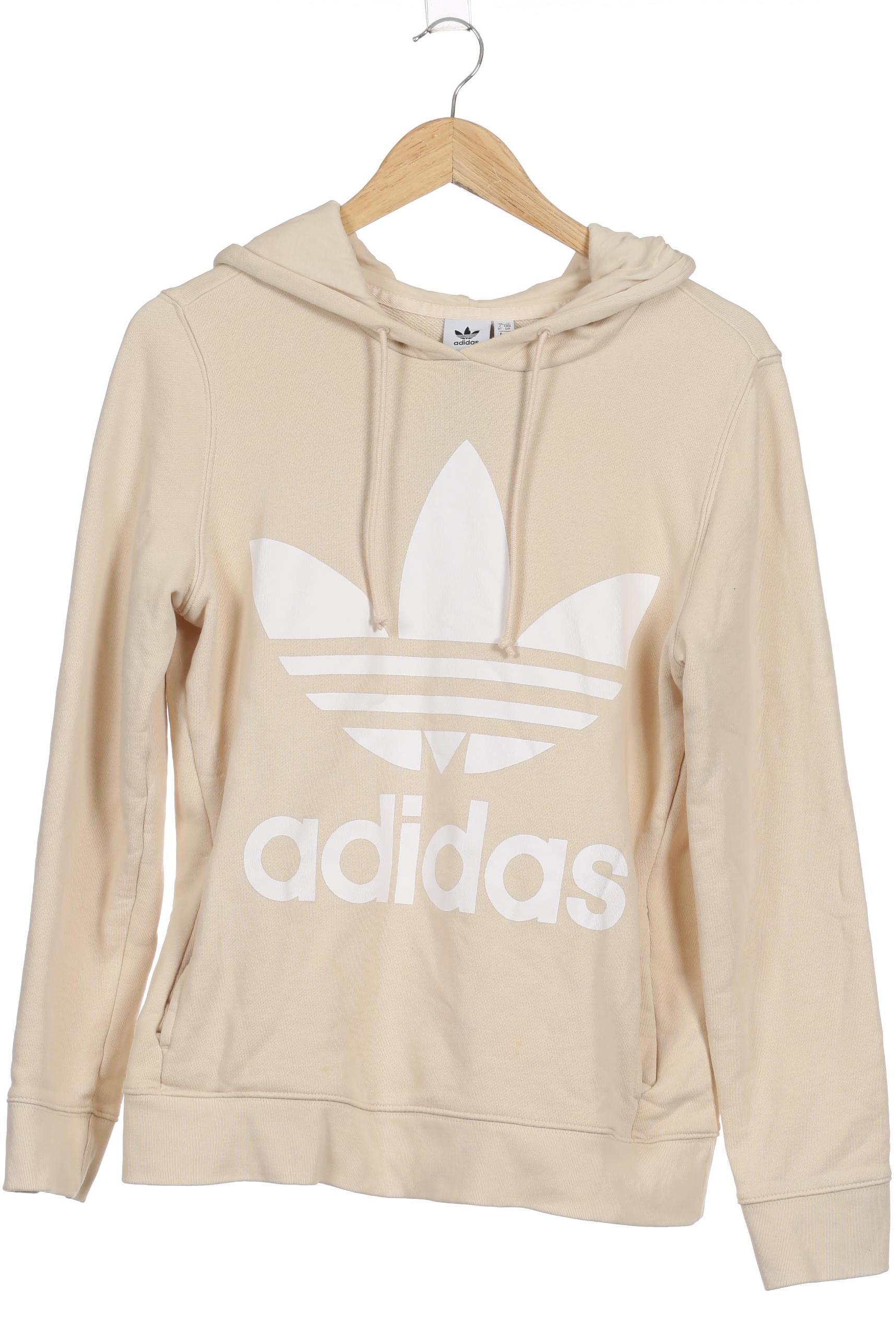 

adidas Originals Damen Kapuzenpullover, beige, Gr. 36