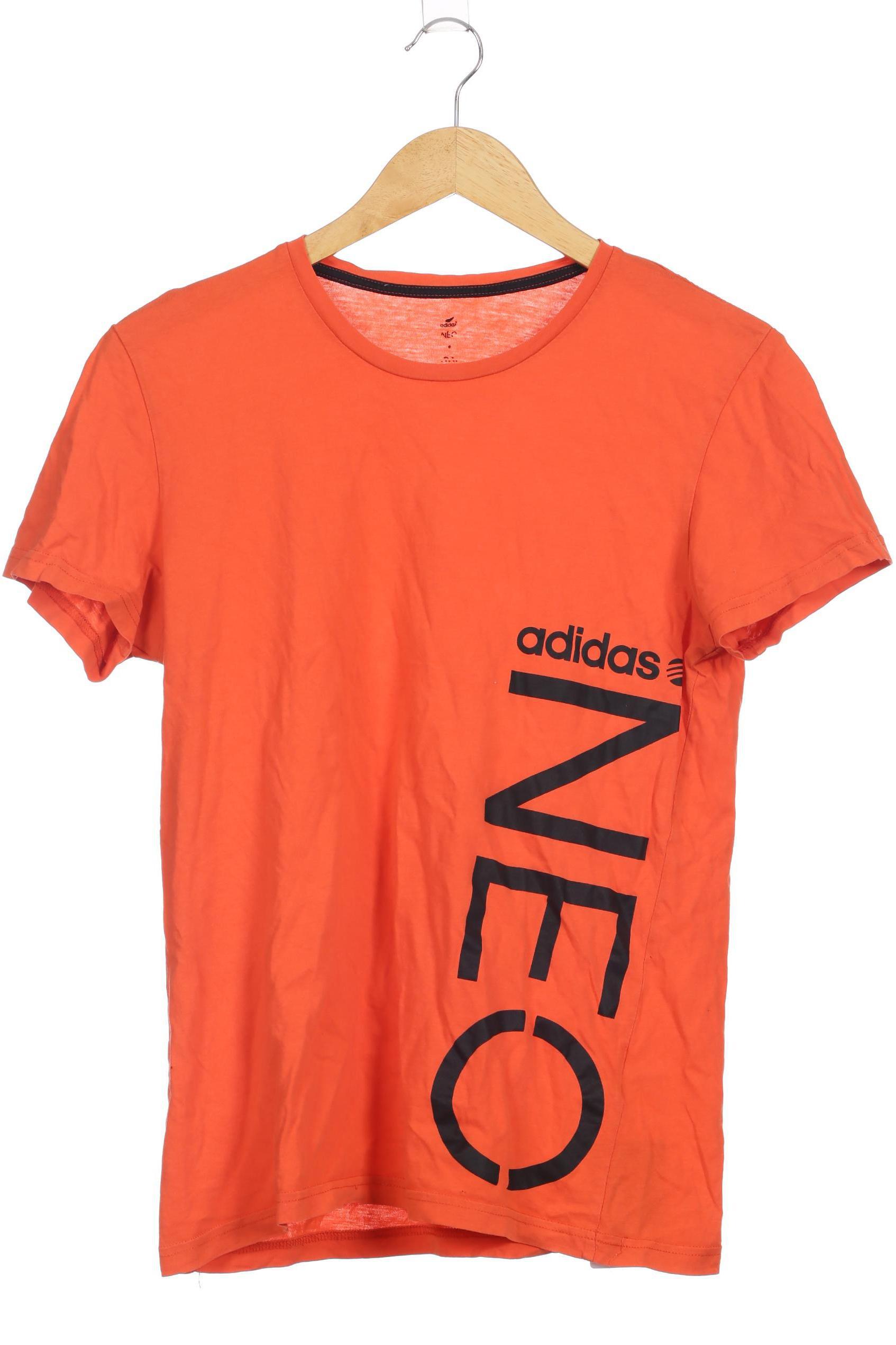 

adidas NEO Damen T-Shirt, orange, Gr.