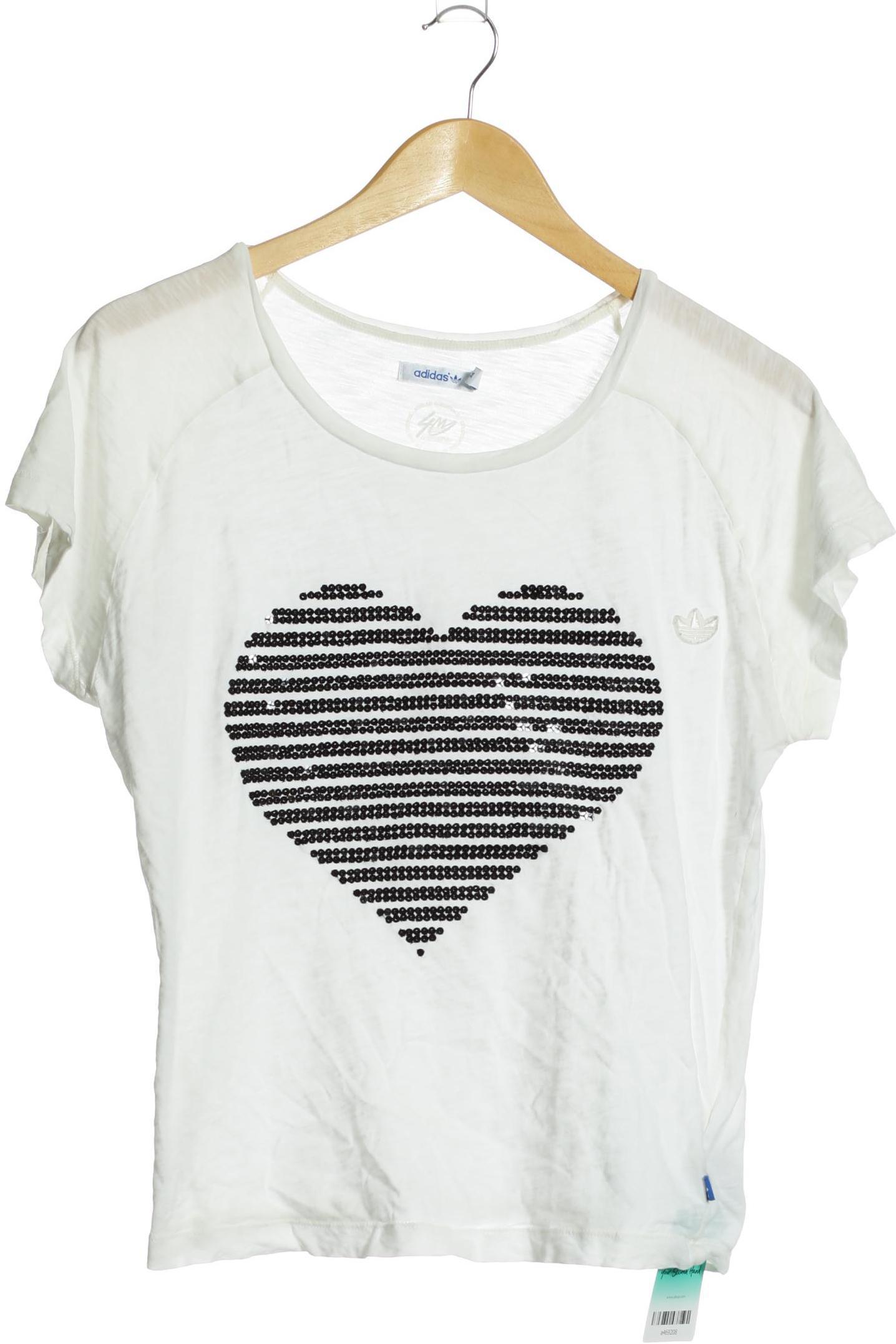 

adidas Originals Damen T-Shirt, weiß, Gr. 34