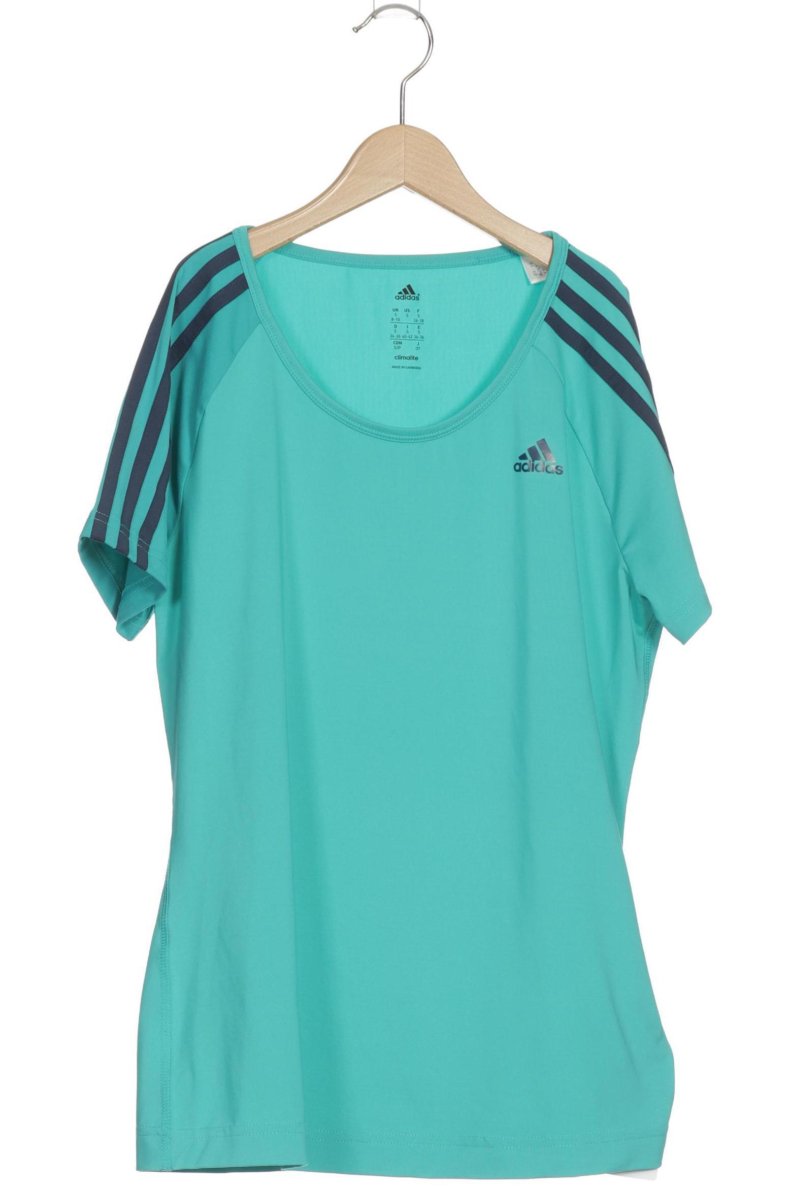 

adidas Damen T-Shirt, türkis, Gr.