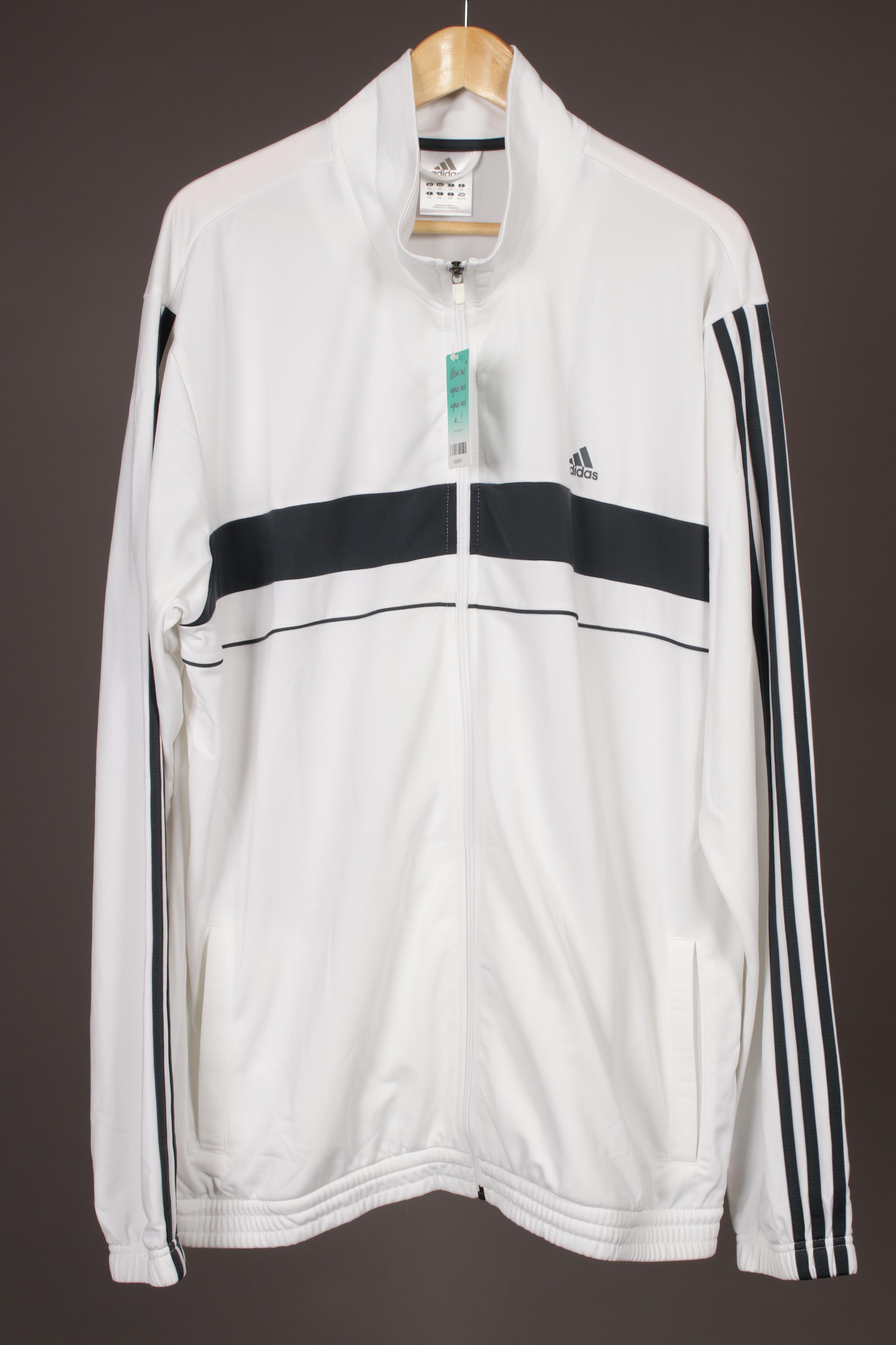 

adidas Herren Jacke, weiß, Gr.