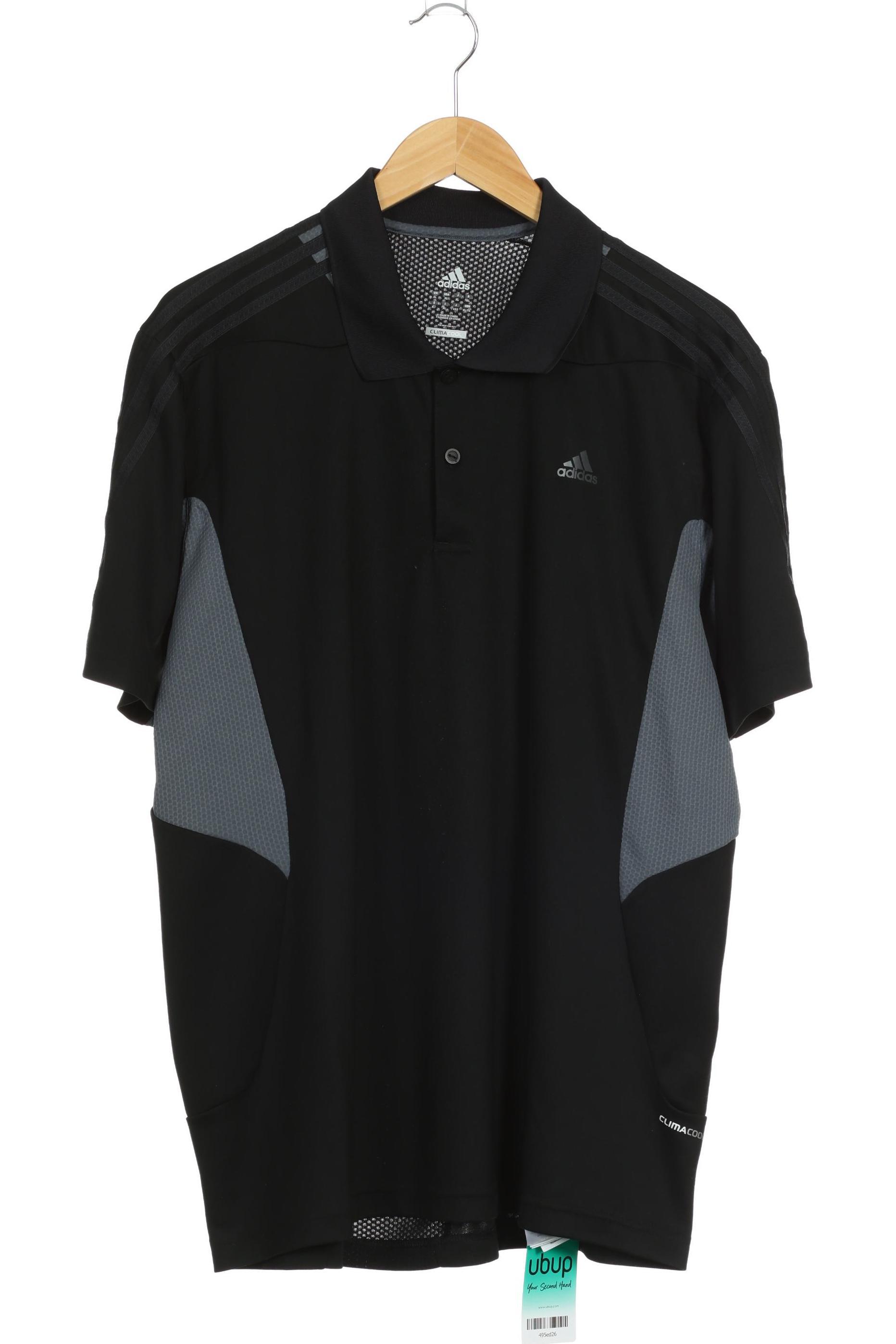 

adidas Herren Poloshirt, schwarz, Gr.