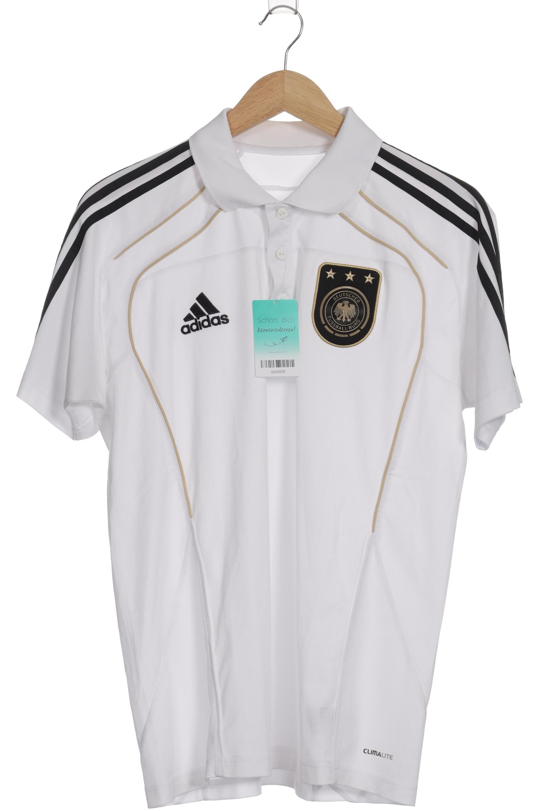 

adidas Herren Poloshirt, weiß, Gr.