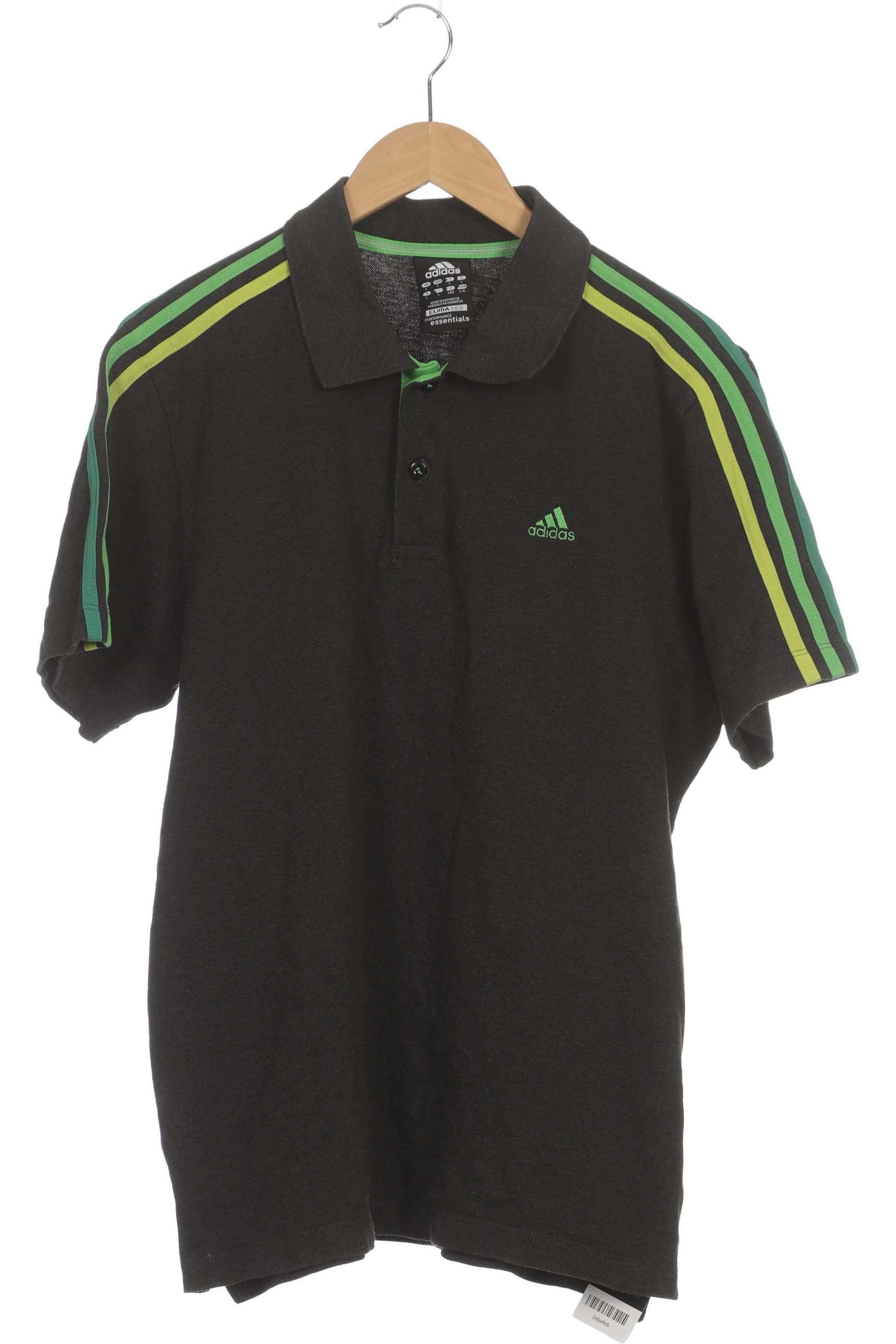 

adidas Herren Poloshirt, schwarz, Gr.