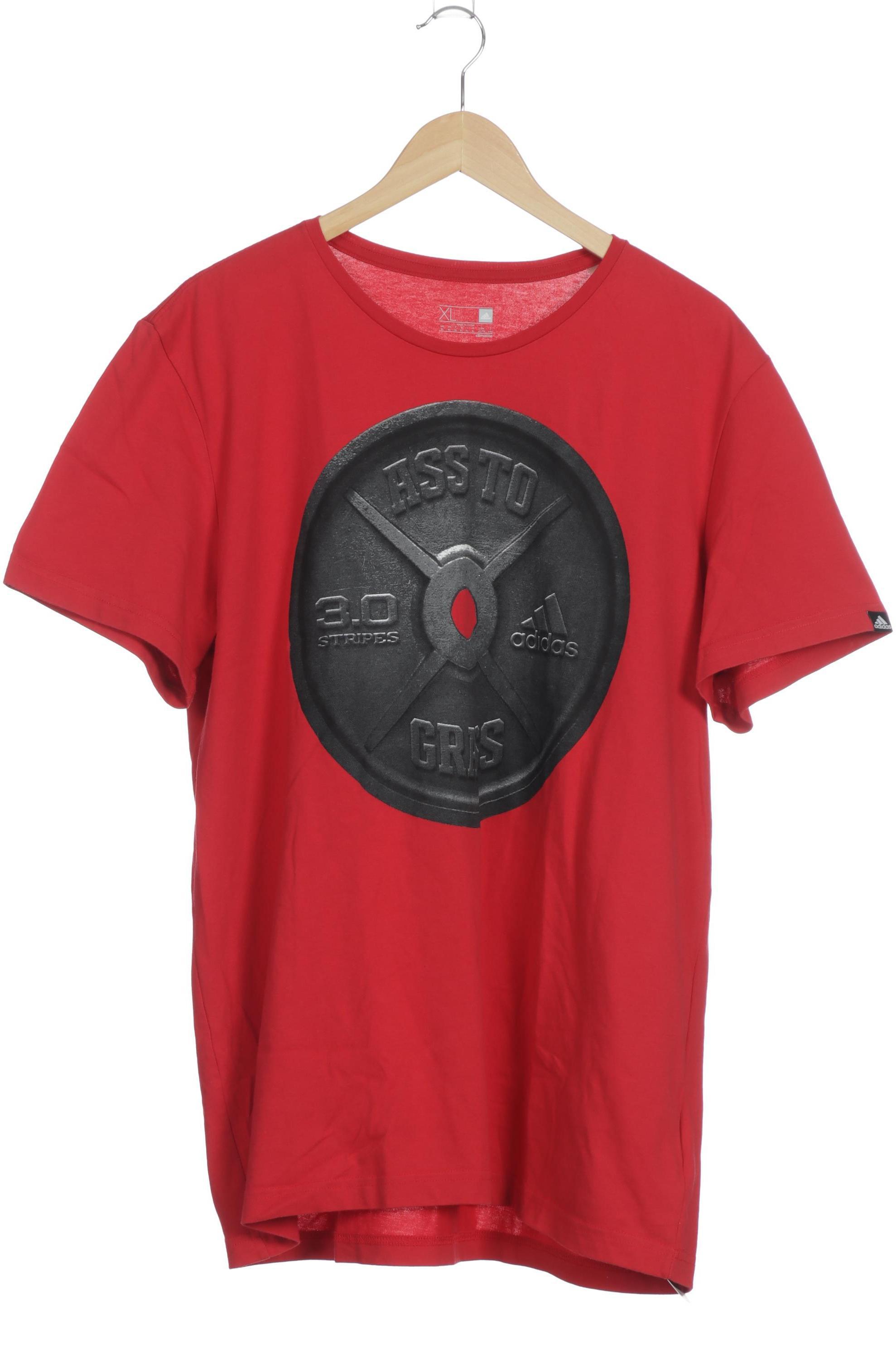 

adidas Herren T-Shirt, rot, Gr.