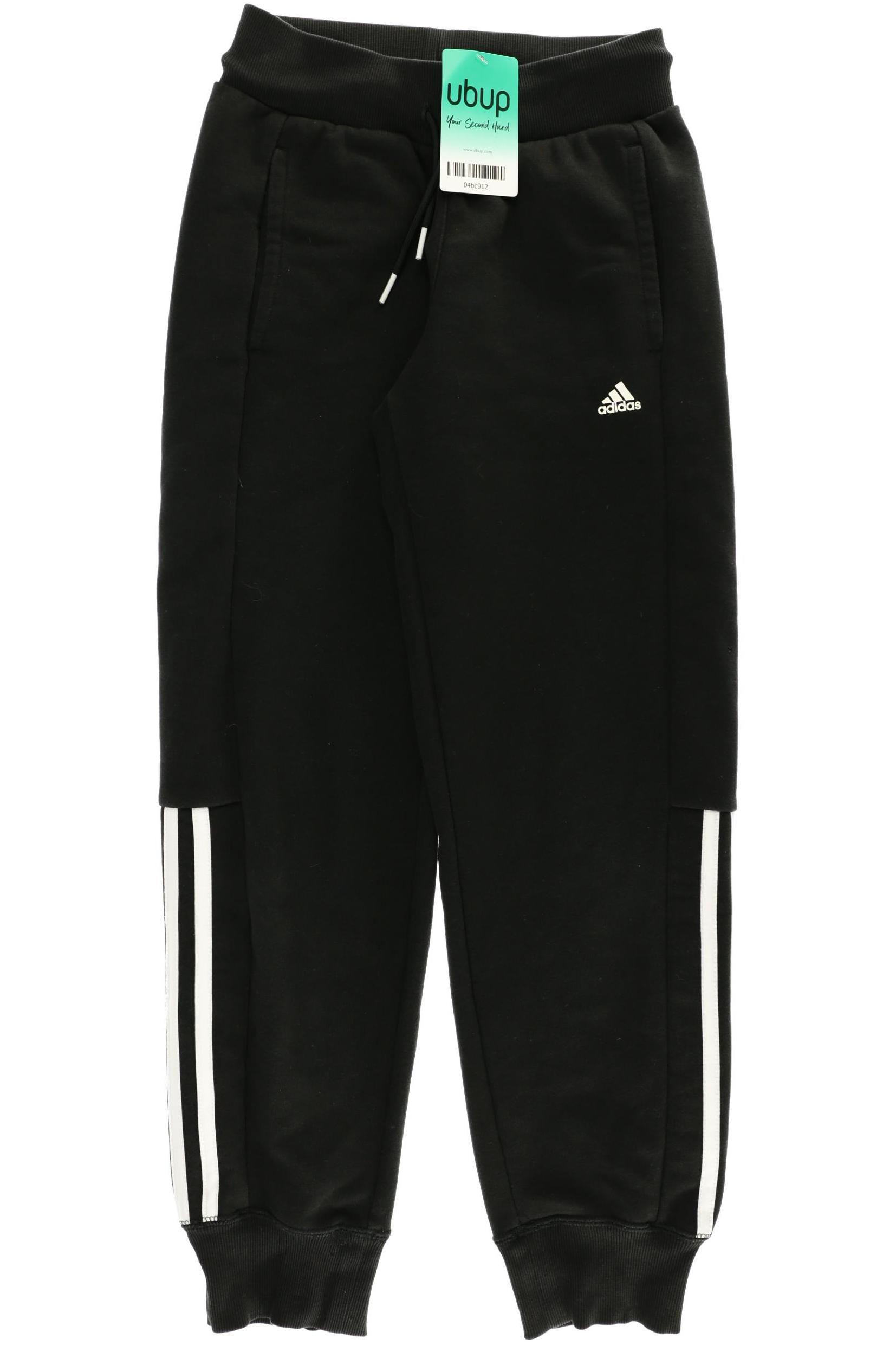 

adidas Jungen Stoffhose, schwarz, Gr. 140