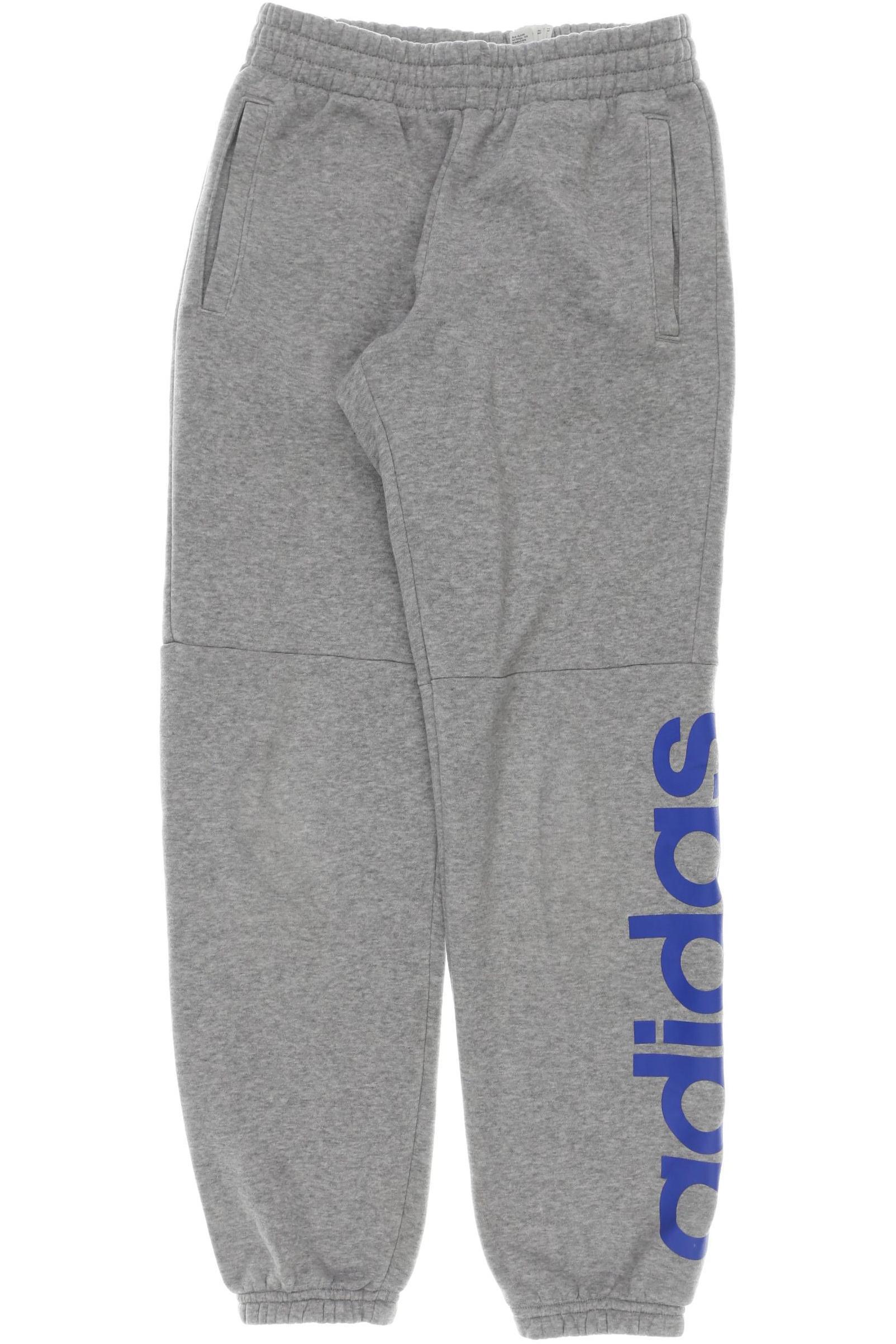 

adidas Jungen Stoffhose, grau, Gr. 140