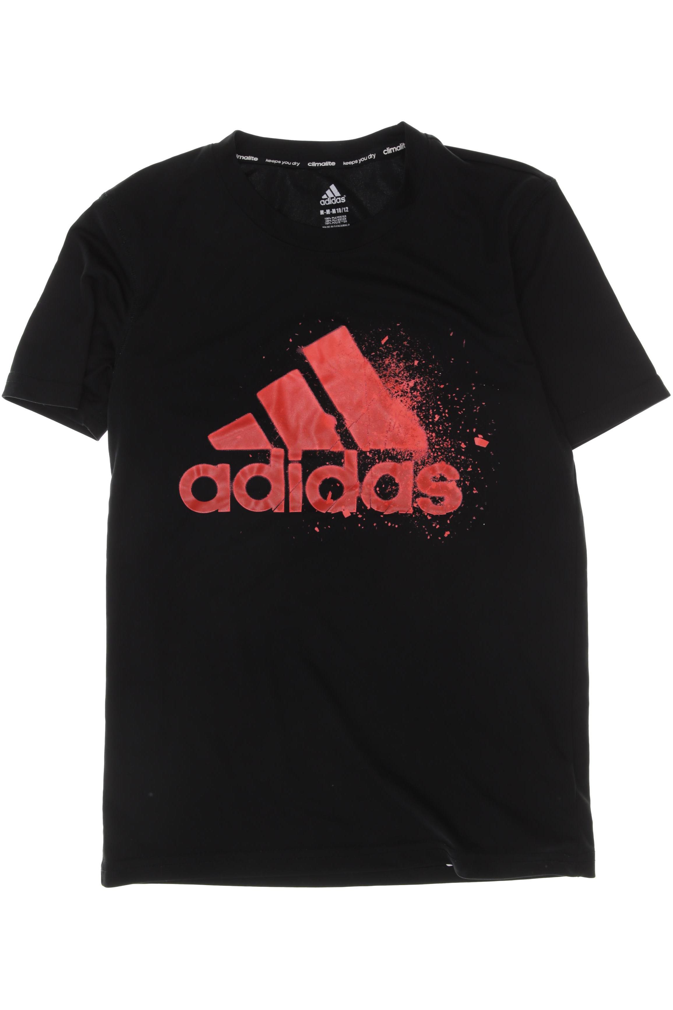 

adidas Jungen T-Shirt, schwarz, Gr. 140