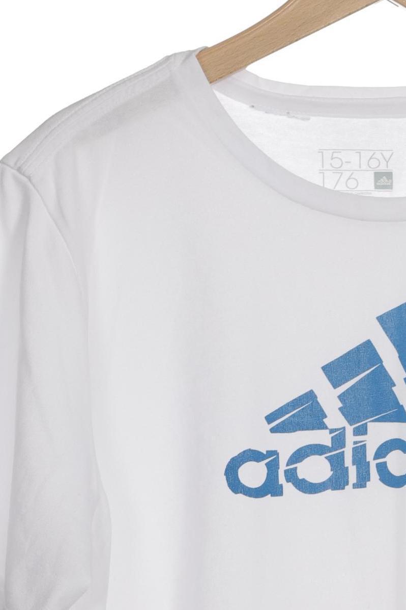 Thumbnail - adidas Jungen T-Shirt, weiß, Gr. 176