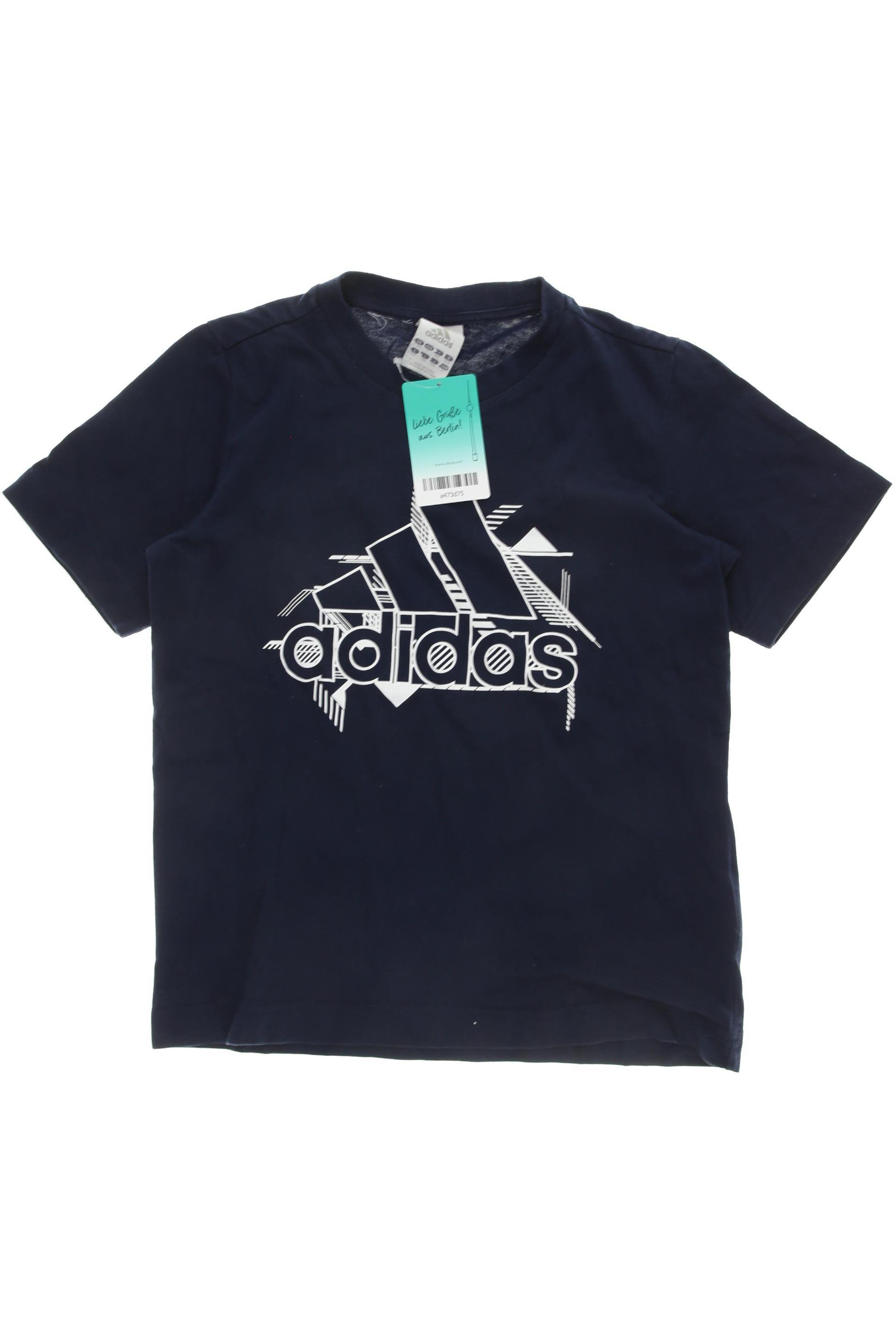 

adidas Jungen T-Shirt, blau, Gr. 140
