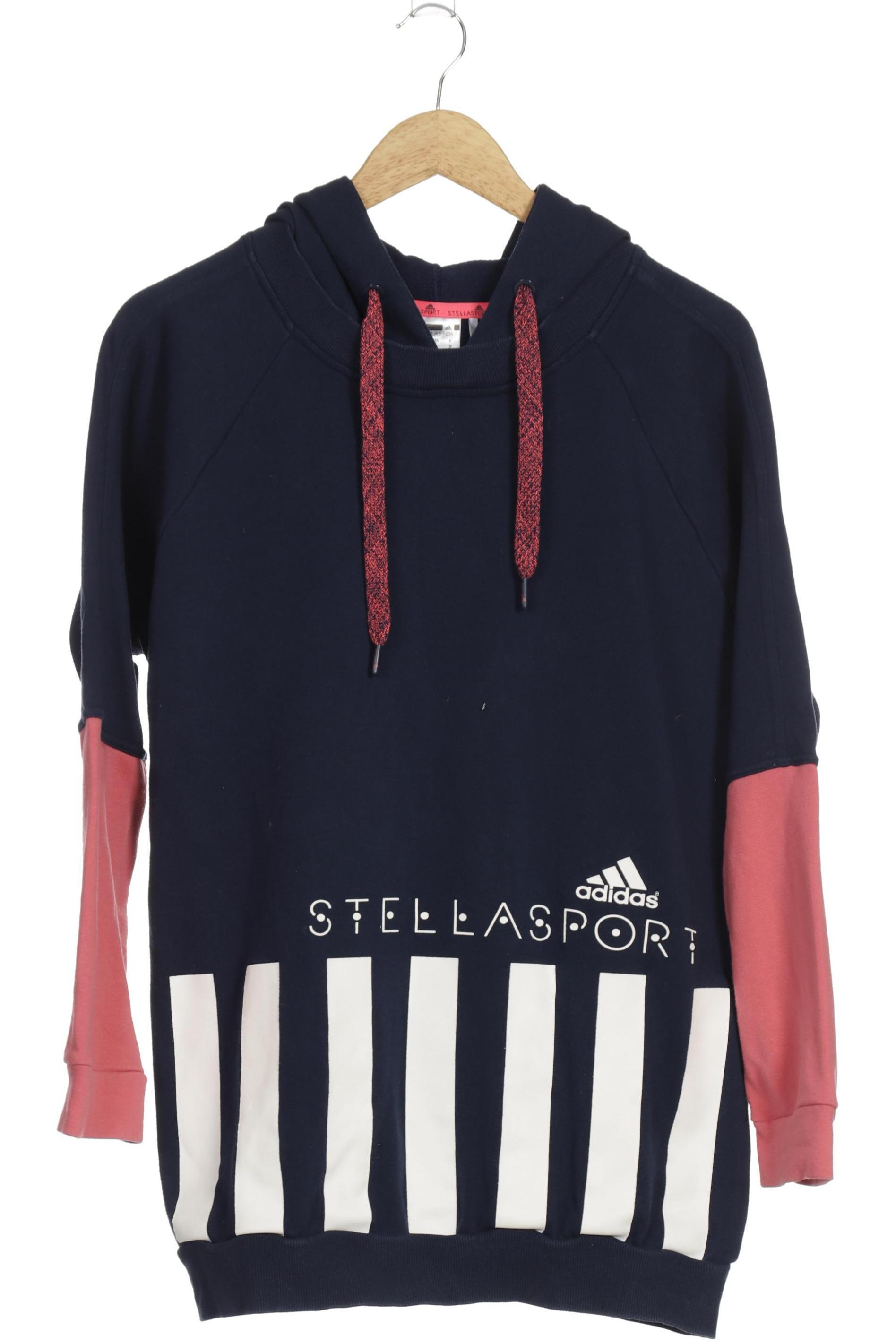 

adidas by Stella McCartney Damen Kapuzenpullover, blau, Gr.