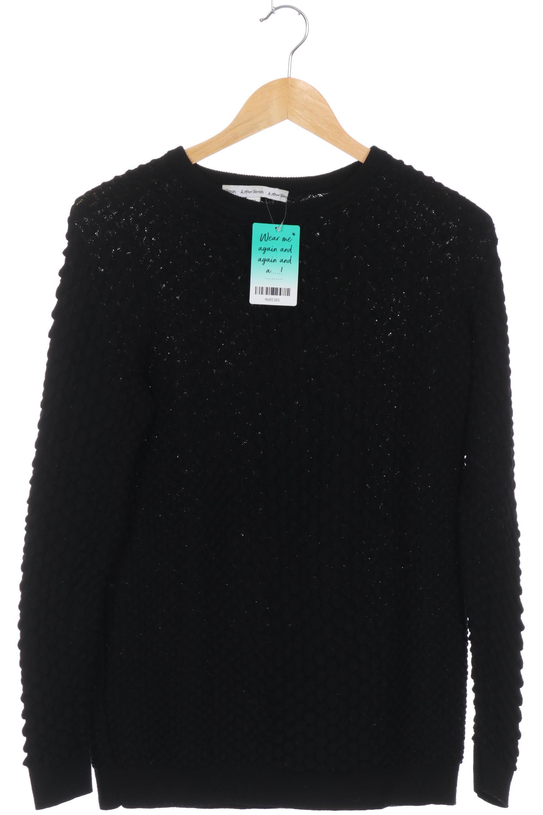 

& Other Stories Damen Pullover, schwarz, Gr.