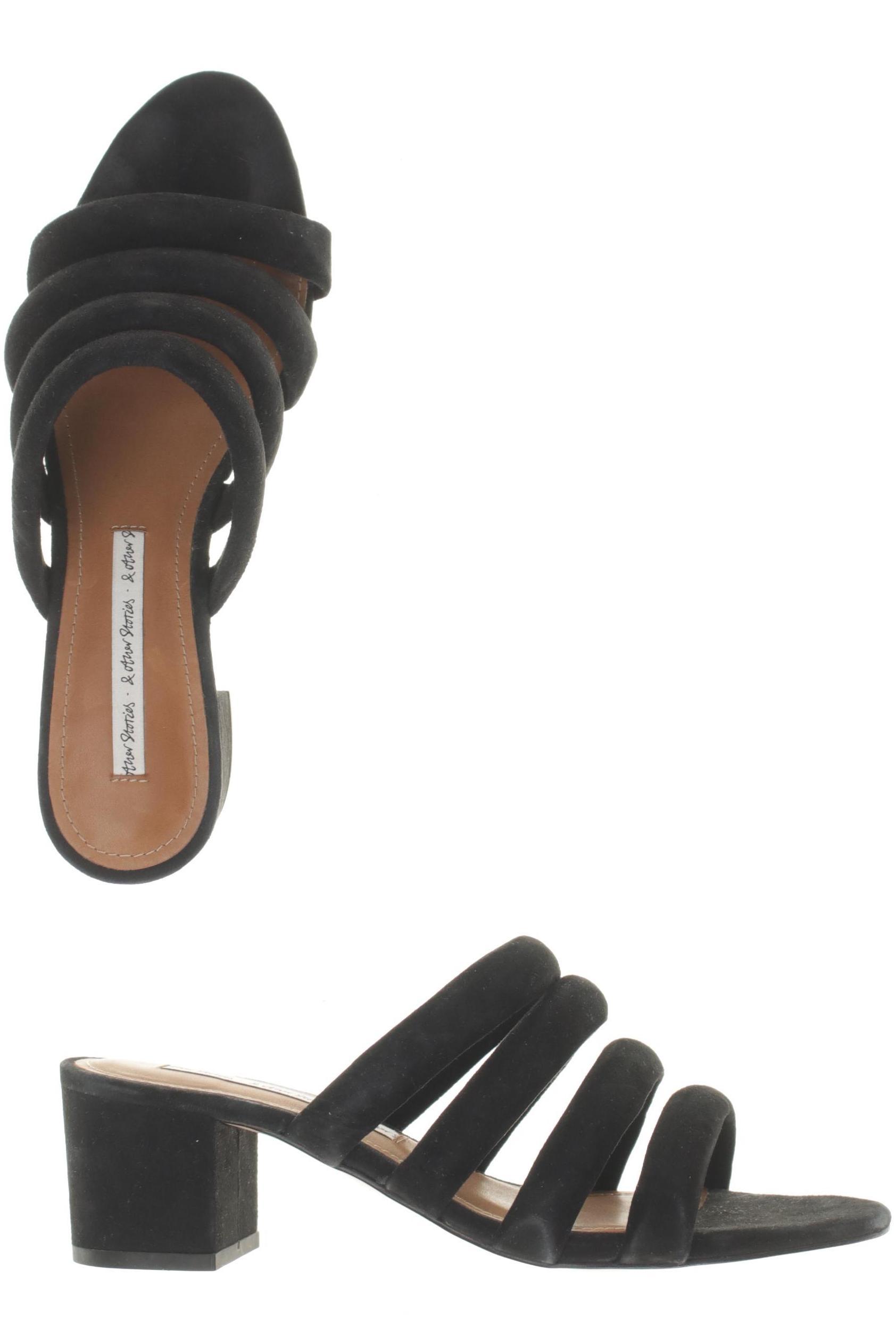 

& Other Stories Damen Sandale, schwarz, Gr. 37