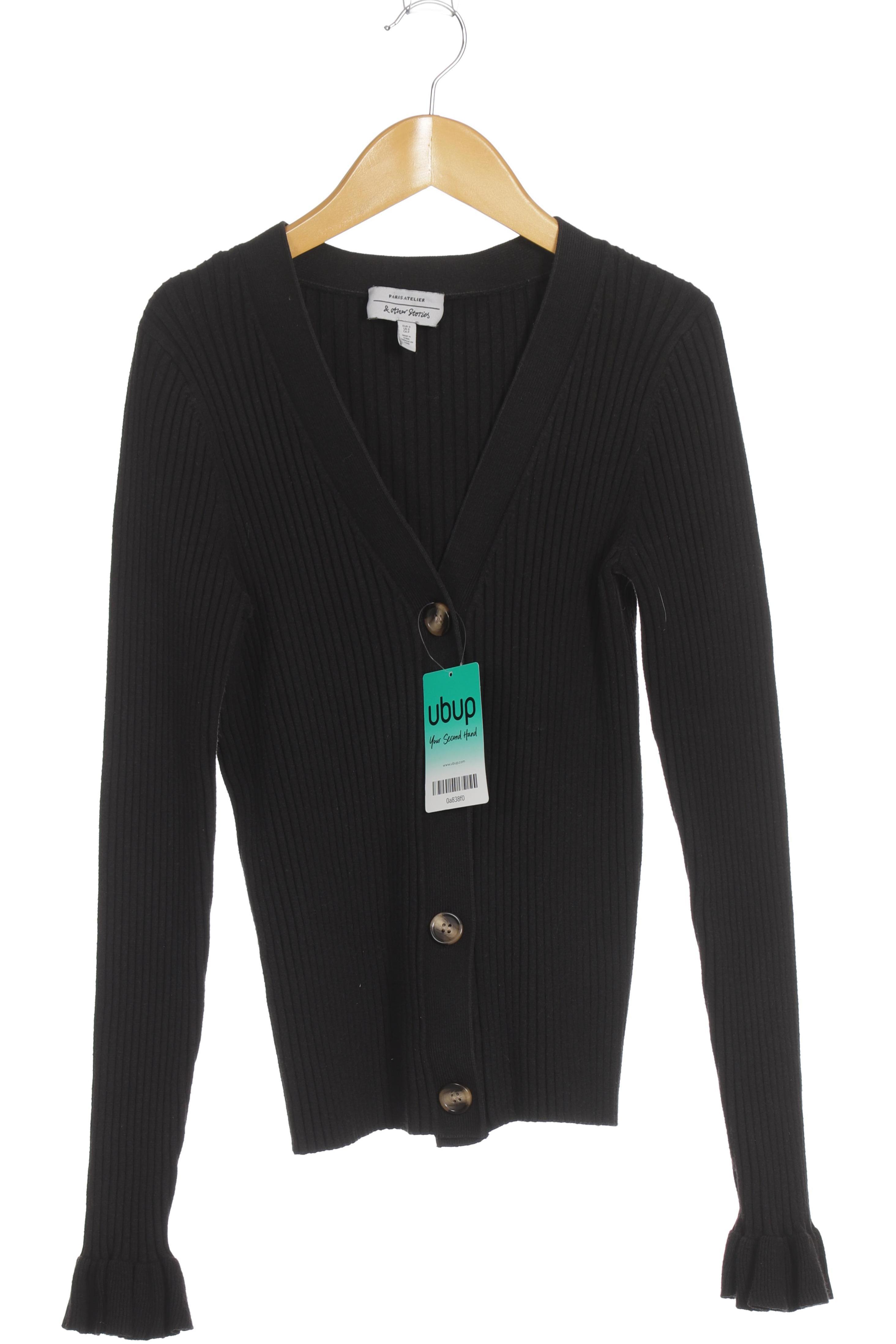 

& Other Stories Damen Strickjacke, schwarz, Gr.