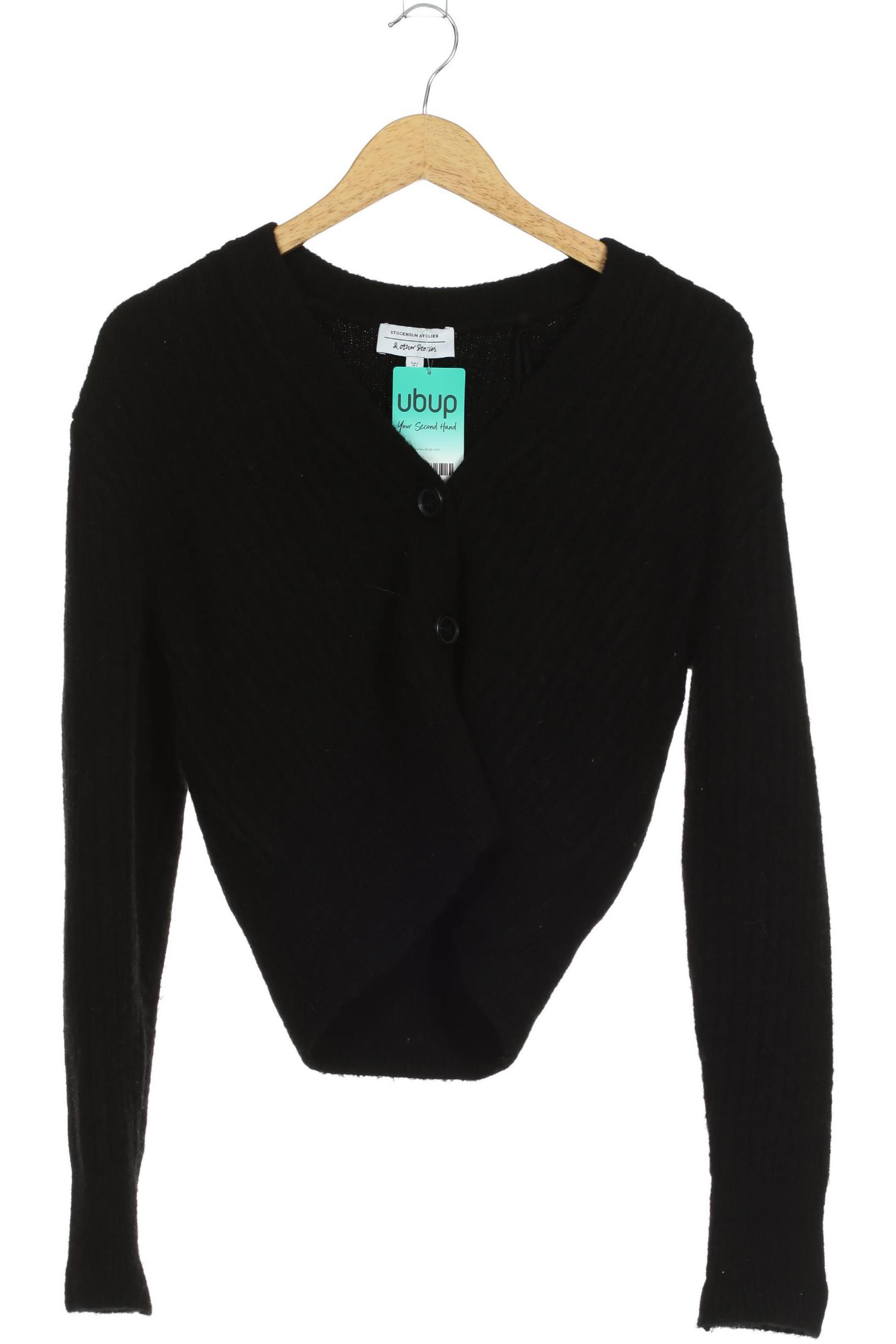 

& Other Stories Damen Strickjacke, schwarz, Gr.