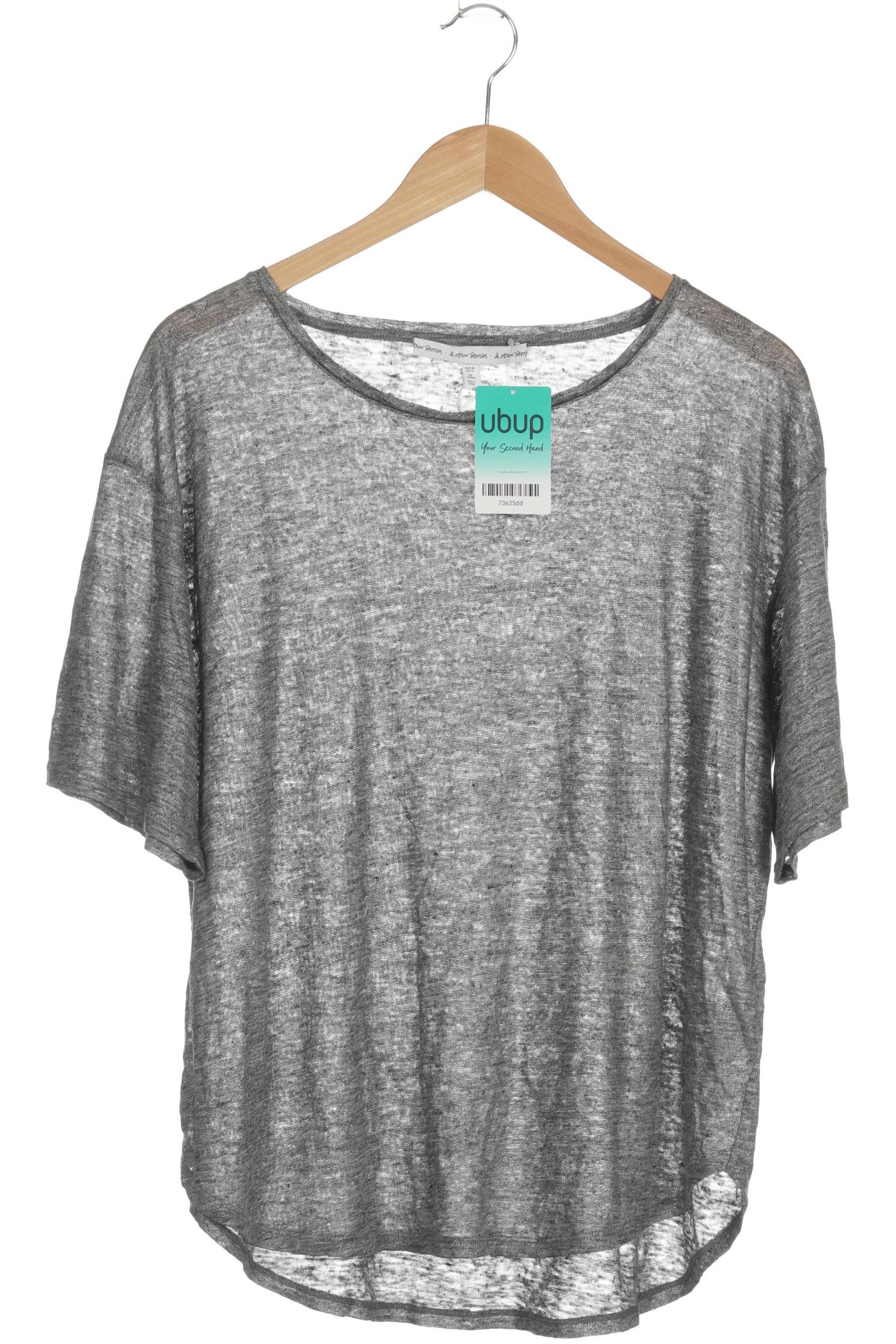 

& Other Stories Damen T-Shirt, grau, Gr. 40