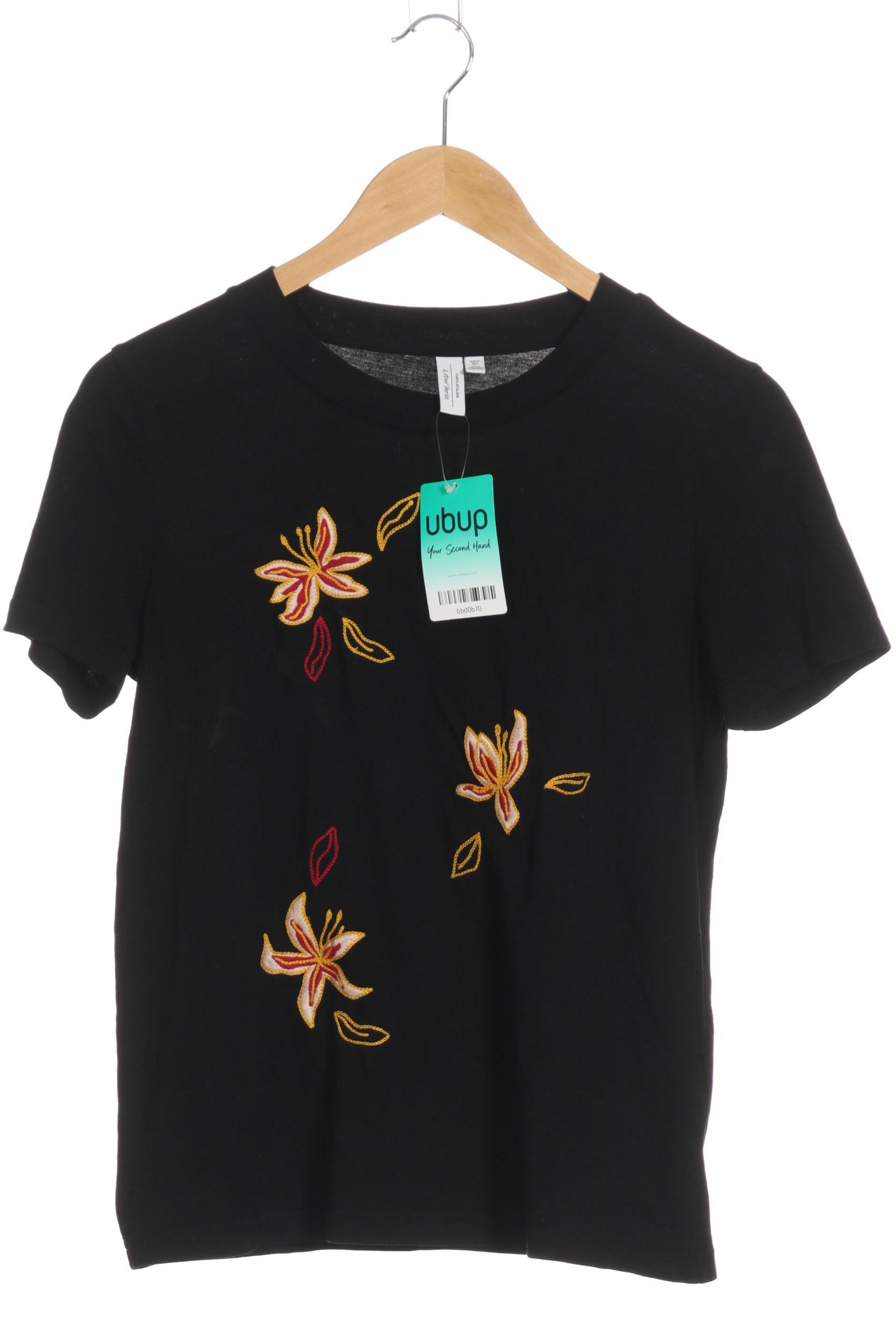 

& Other Stories Damen T-Shirt, schwarz, Gr. 34