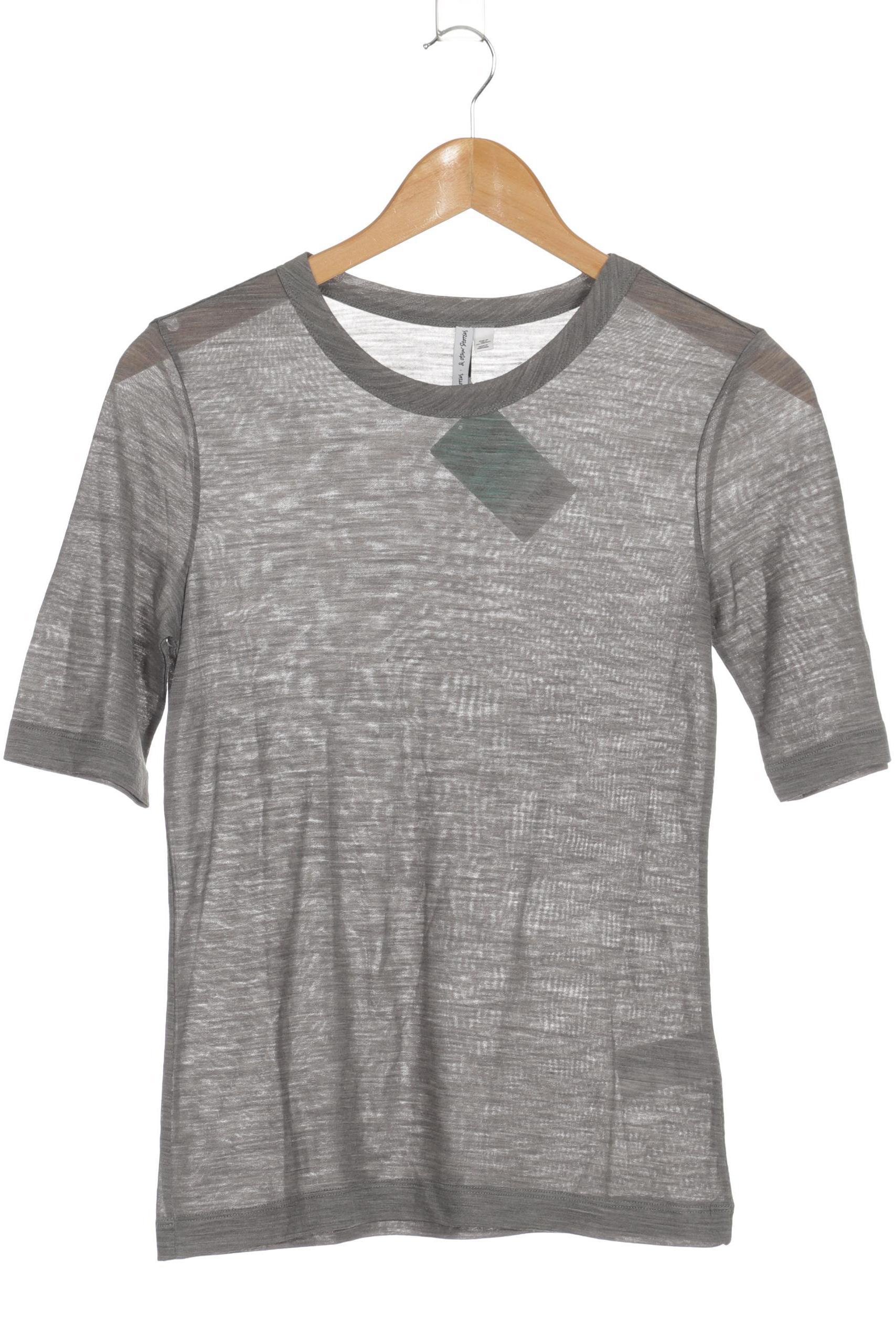 

& Other Stories Damen T-Shirt, grau, Gr. 34