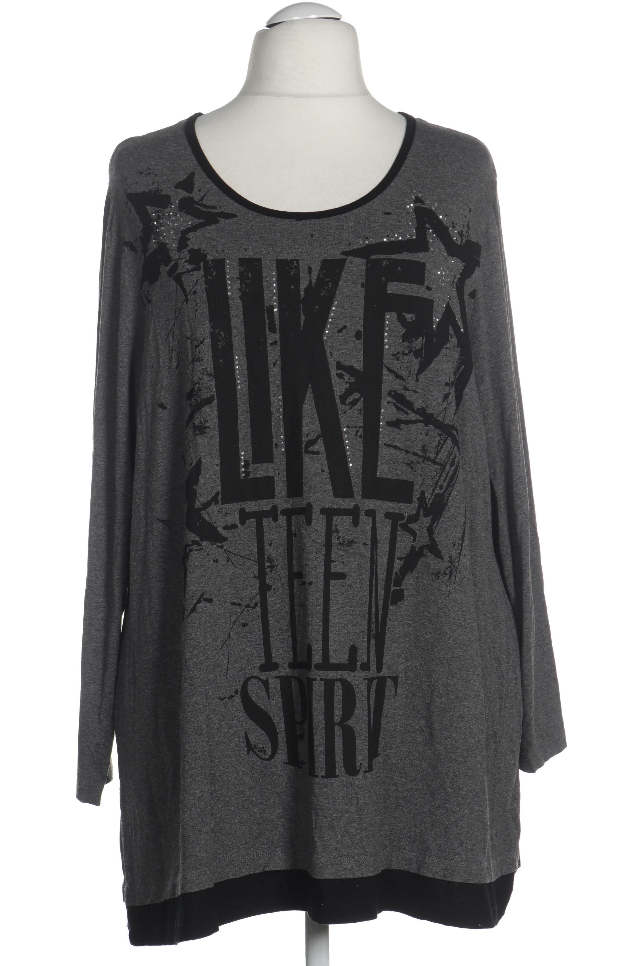 

aprico Damen Langarmshirt, grau, Gr.