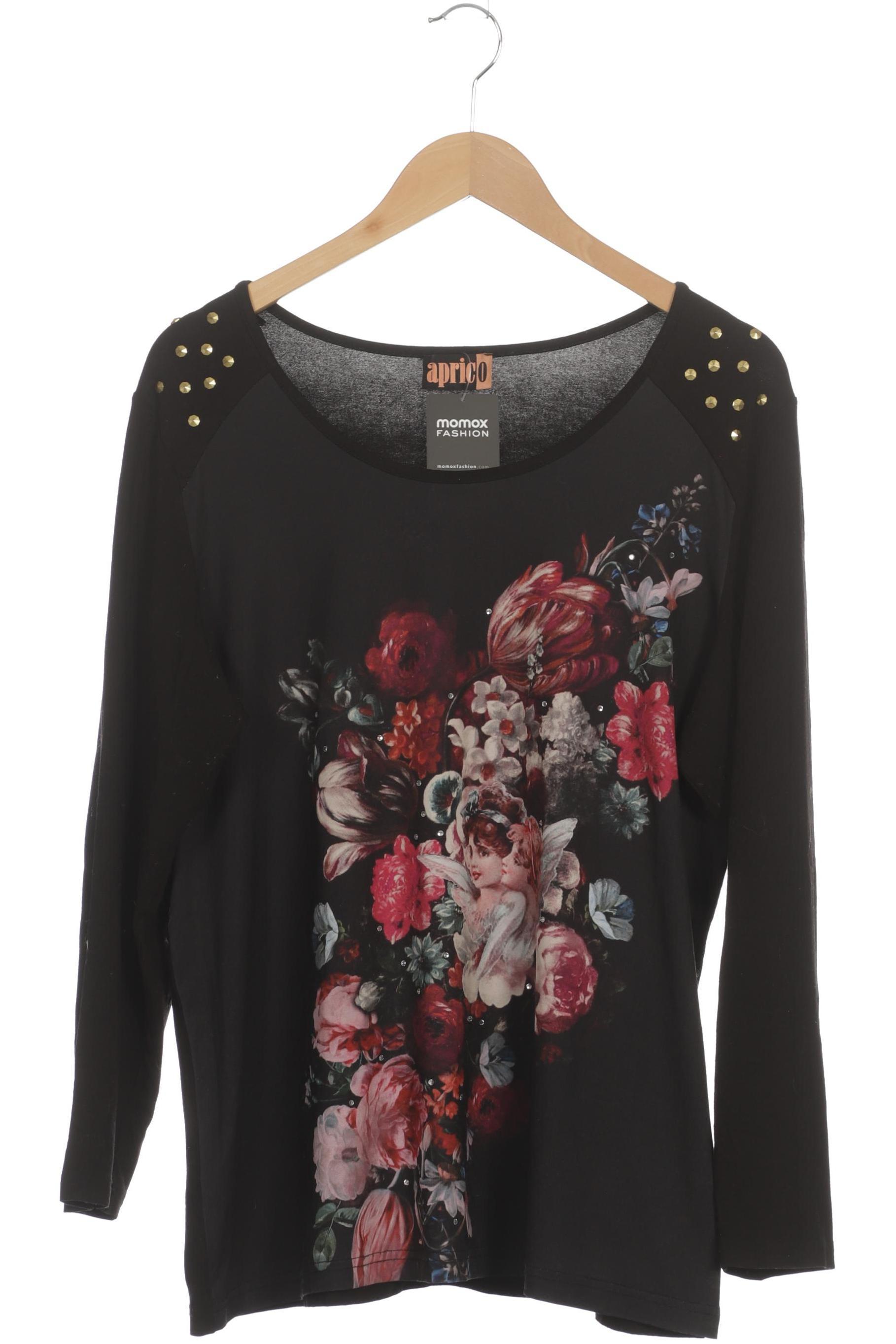 

aprico Damen Langarmshirt, schwarz, Gr.