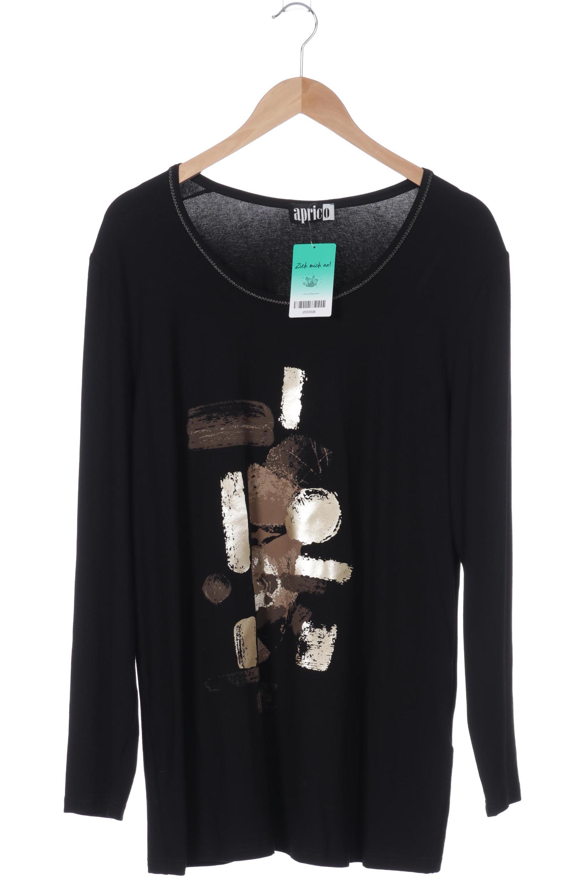 

aprico Damen Langarmshirt, schwarz, Gr. 46
