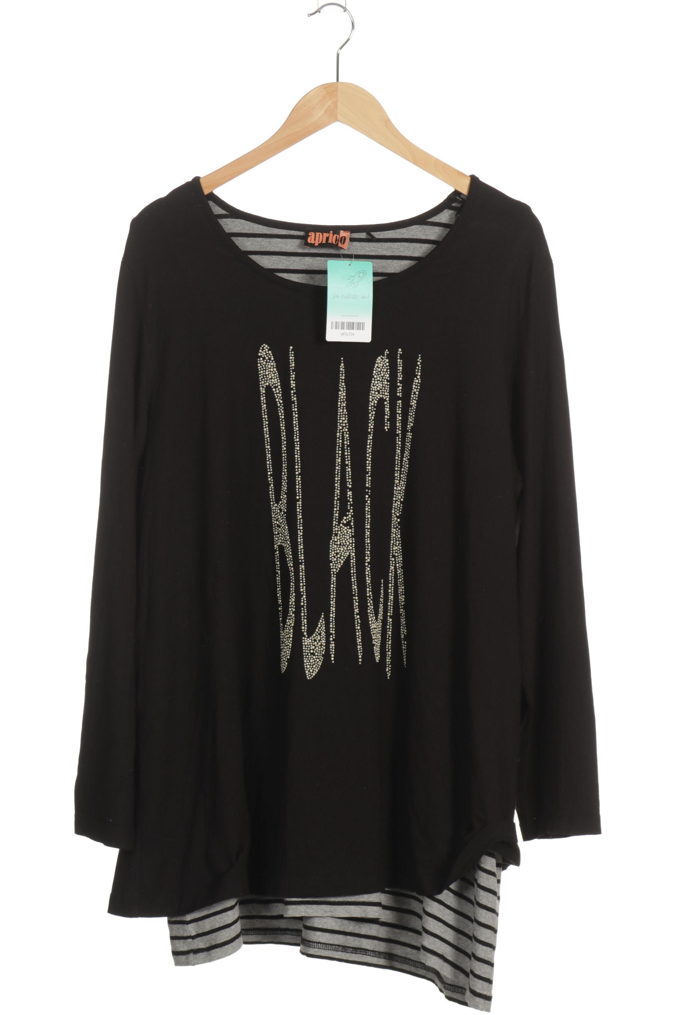 

aprico Damen Langarmshirt, schwarz, Gr.