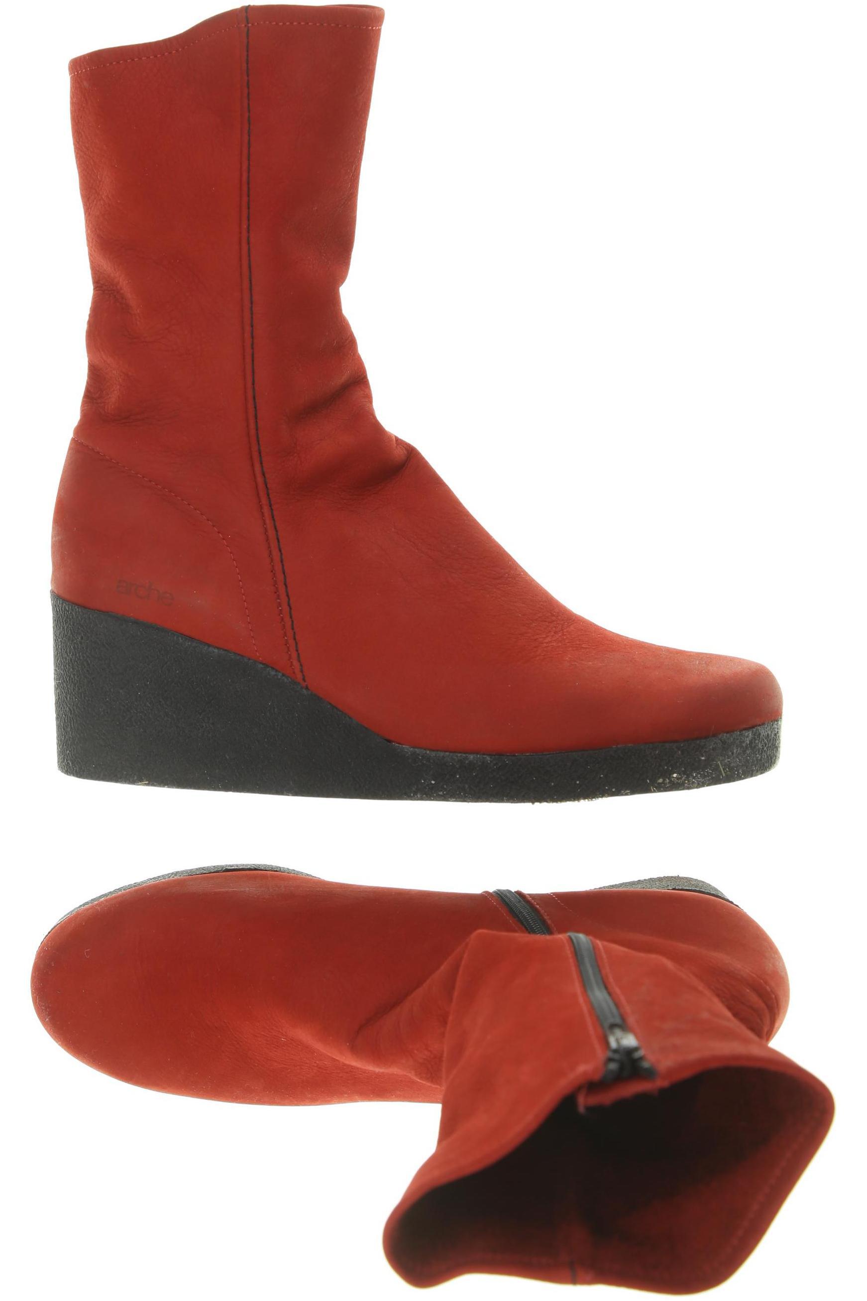 

arche Damen Stiefelette, rot, Gr. 40