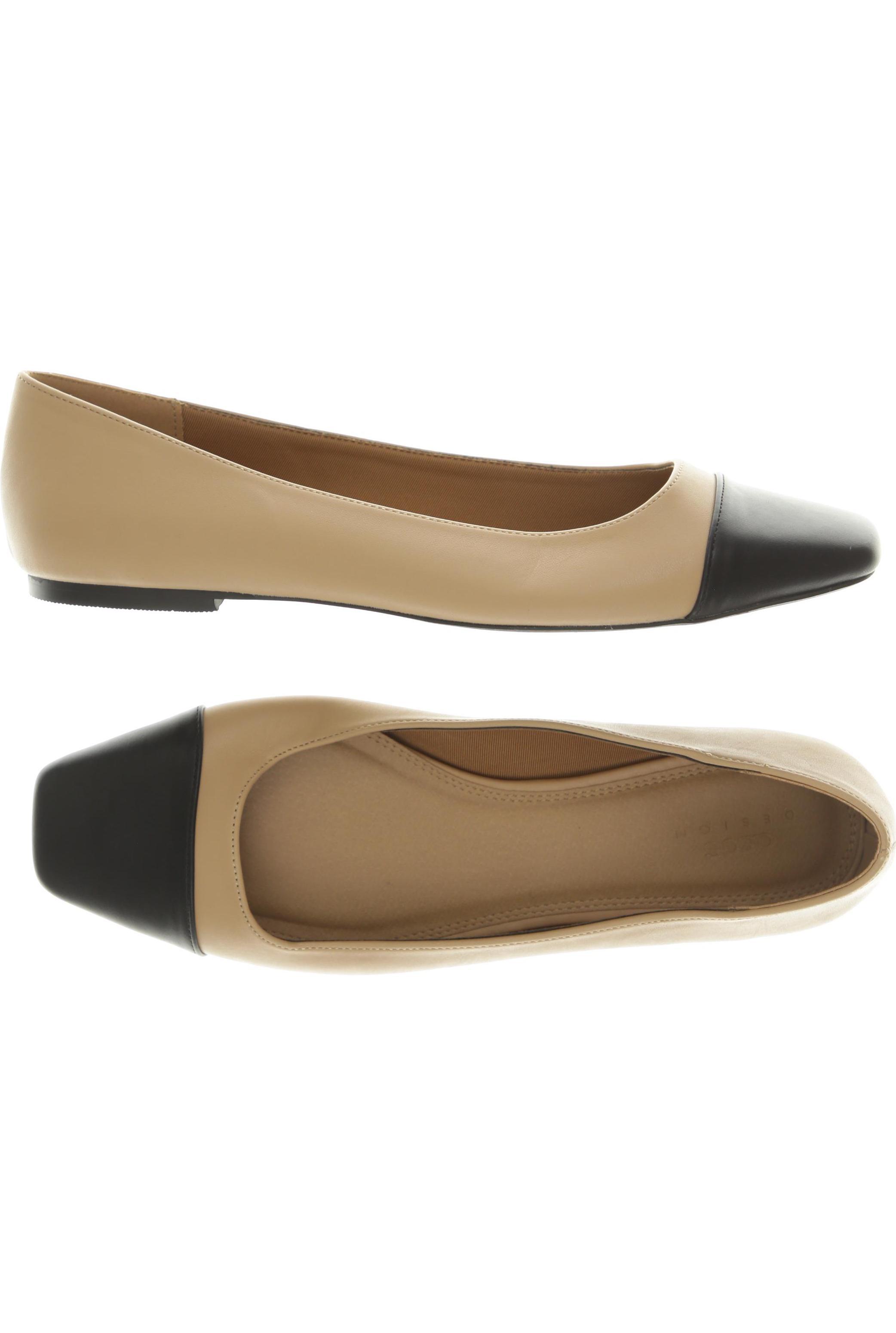 

asos Damen Ballerinas, beige, Gr. 9