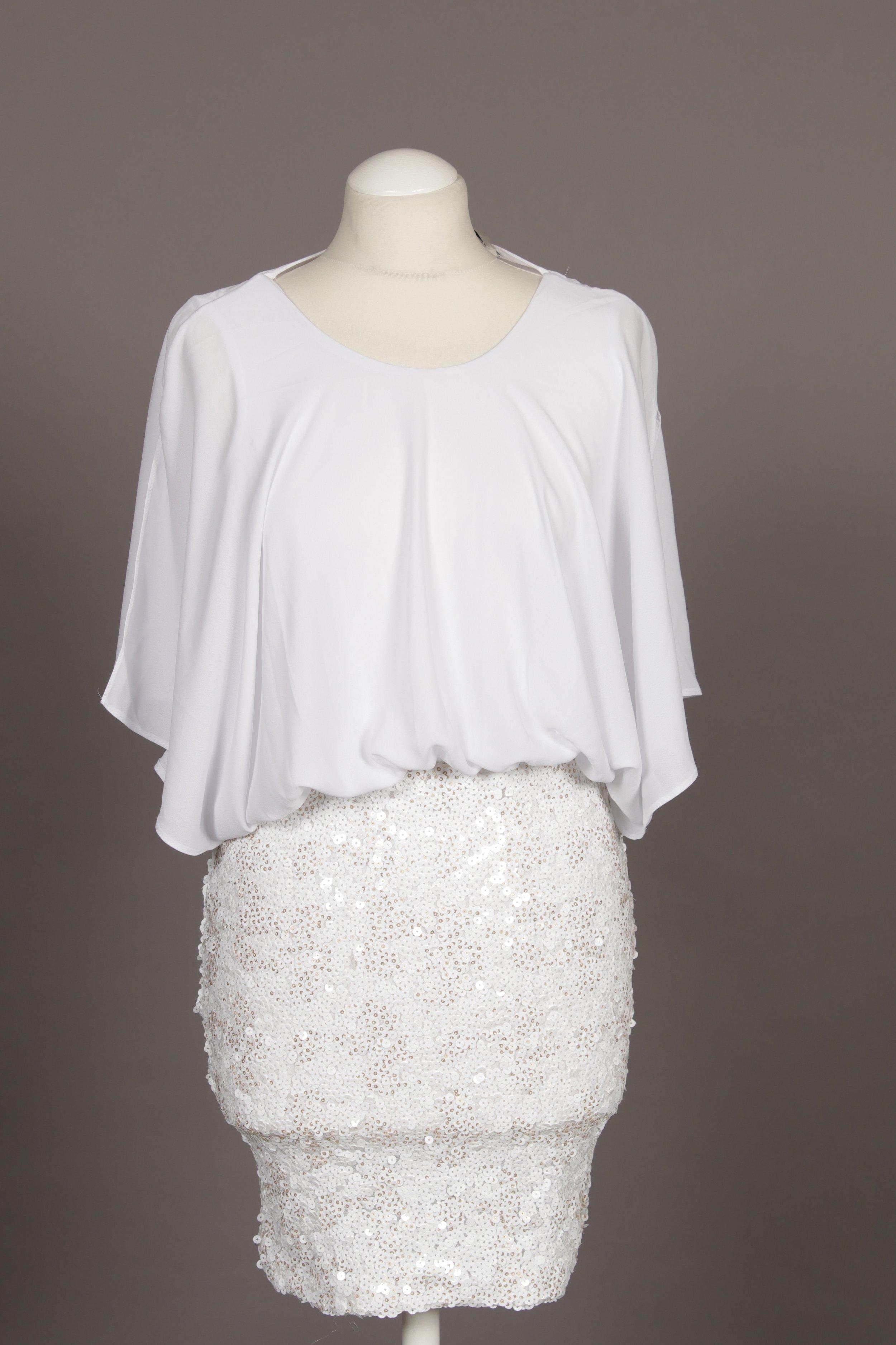 

asos Damen Kleid, weiß, Gr. 36