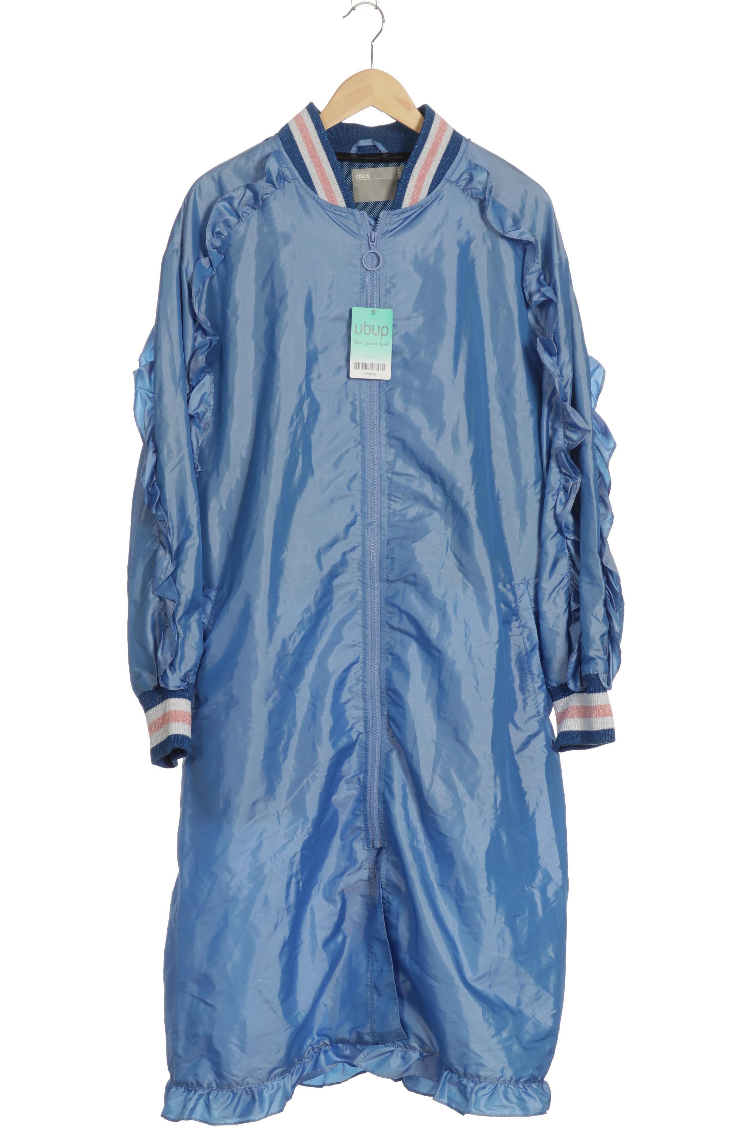 

asos Damen Mantel, blau, Gr. 46