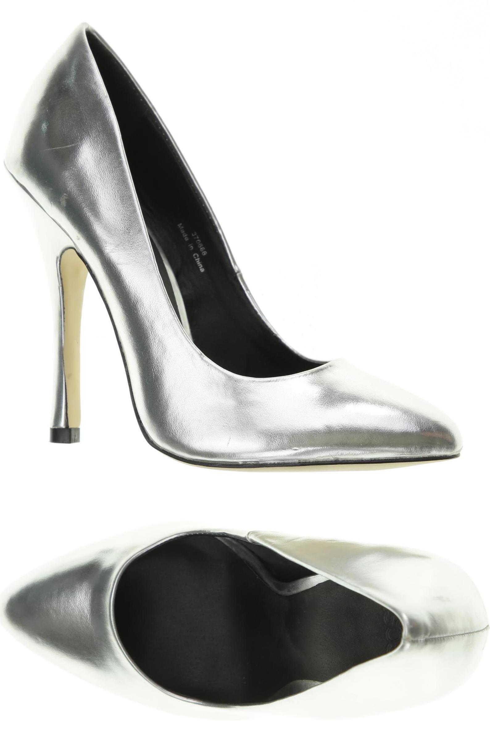 

asos Damen Pumps, silber, Gr. 2