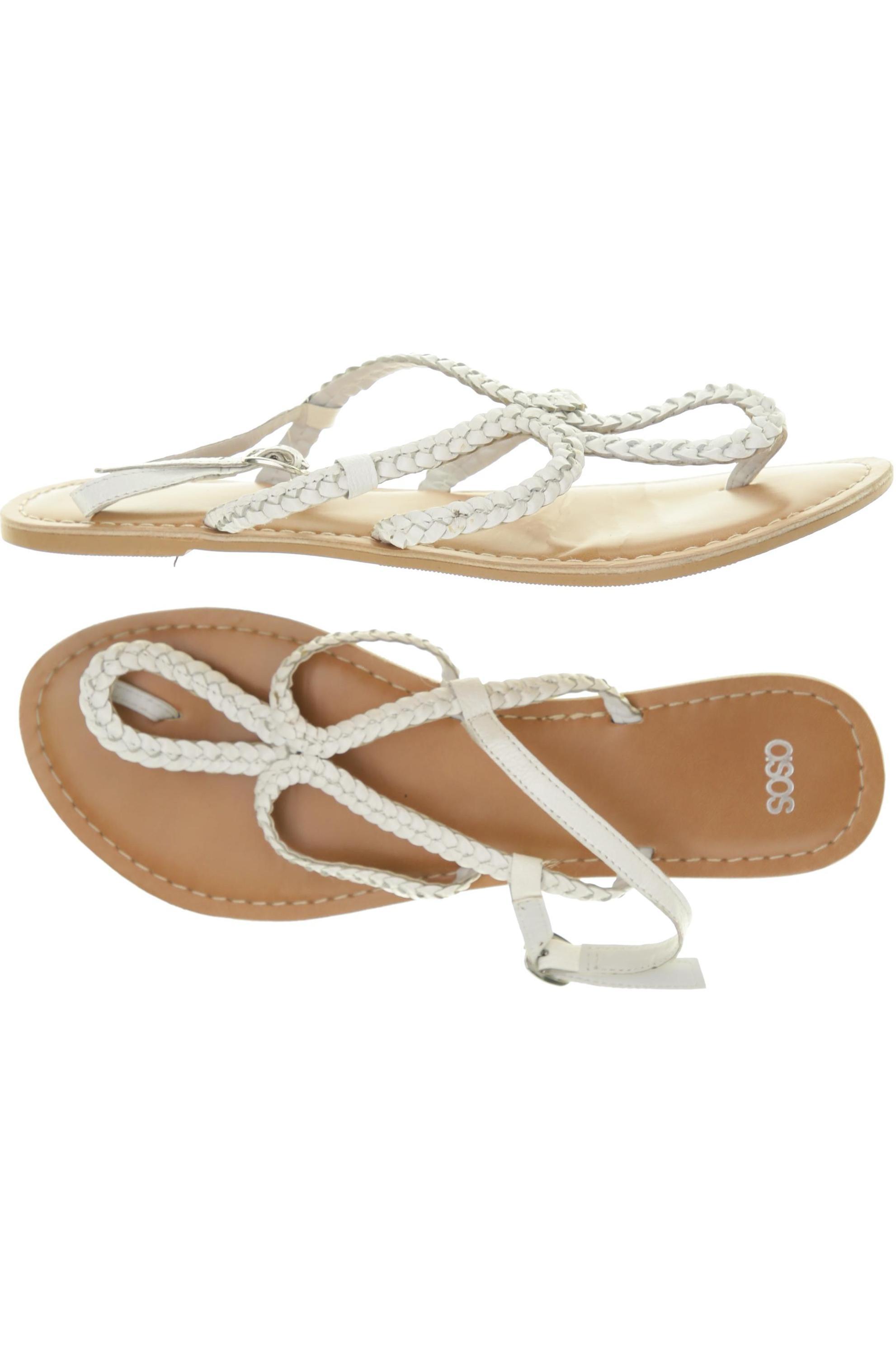 

asos Damen Sandale, weiß, Gr. 40.5