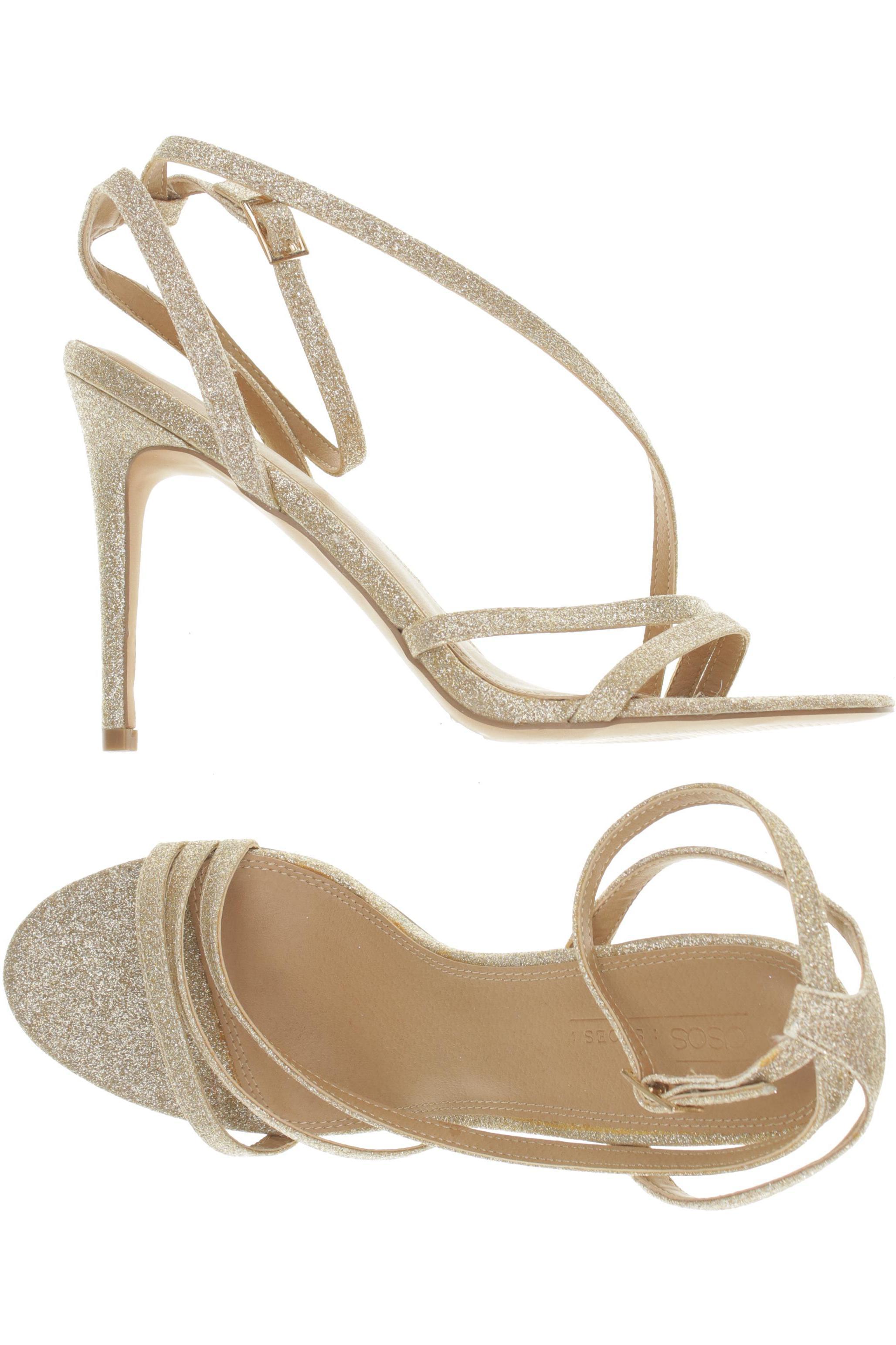 

asos Damen Sandale, beige, Gr. 9