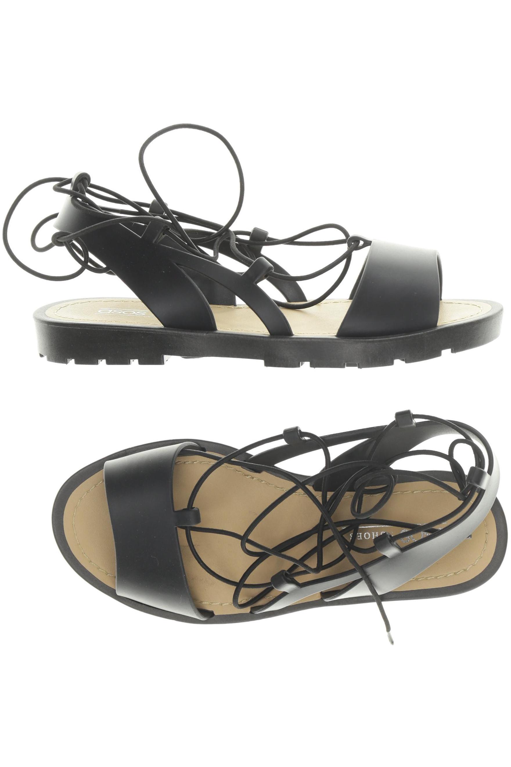 

asos Damen Sandale, schwarz, Gr. 36