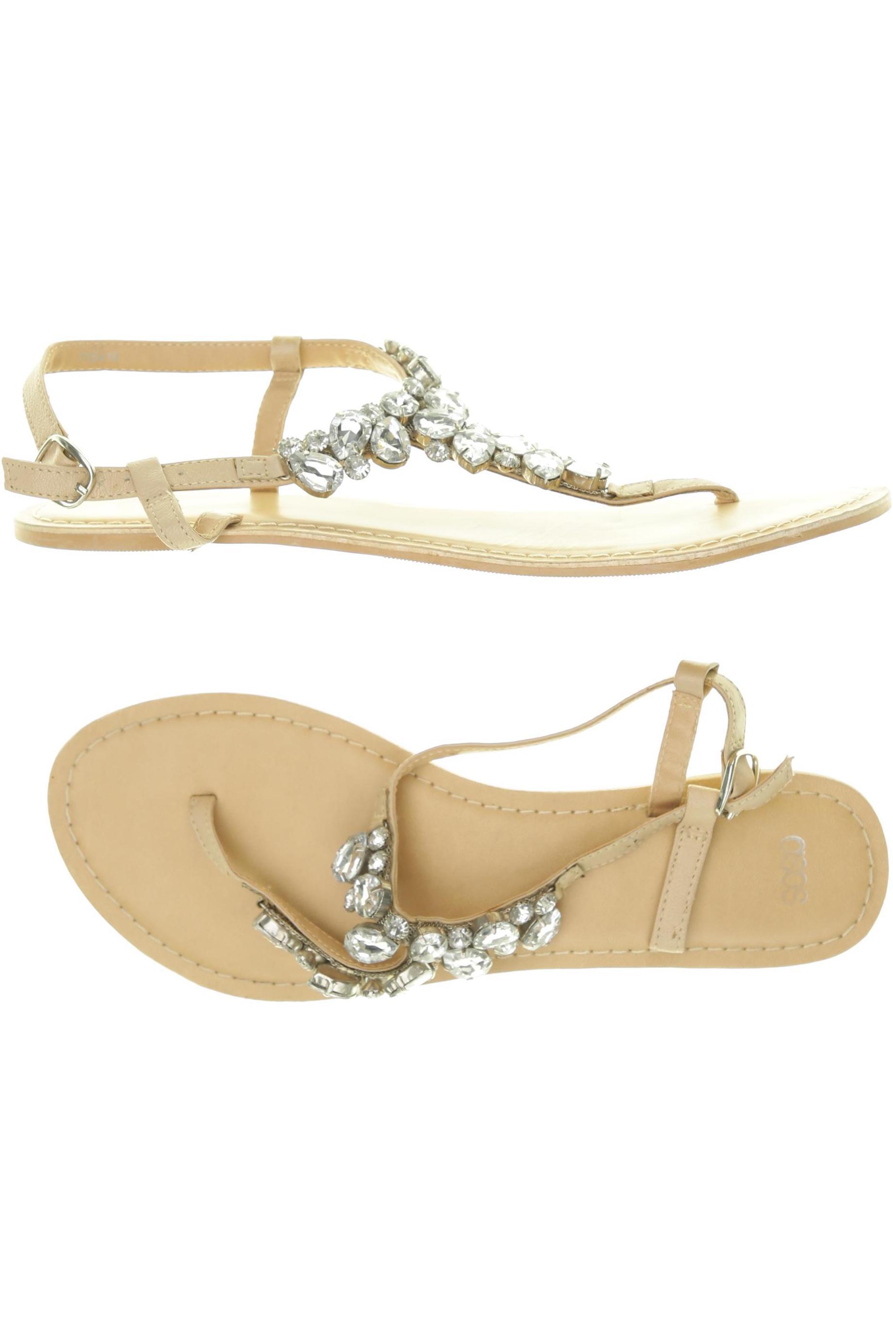 

asos Damen Sandale, beige, Gr. 41
