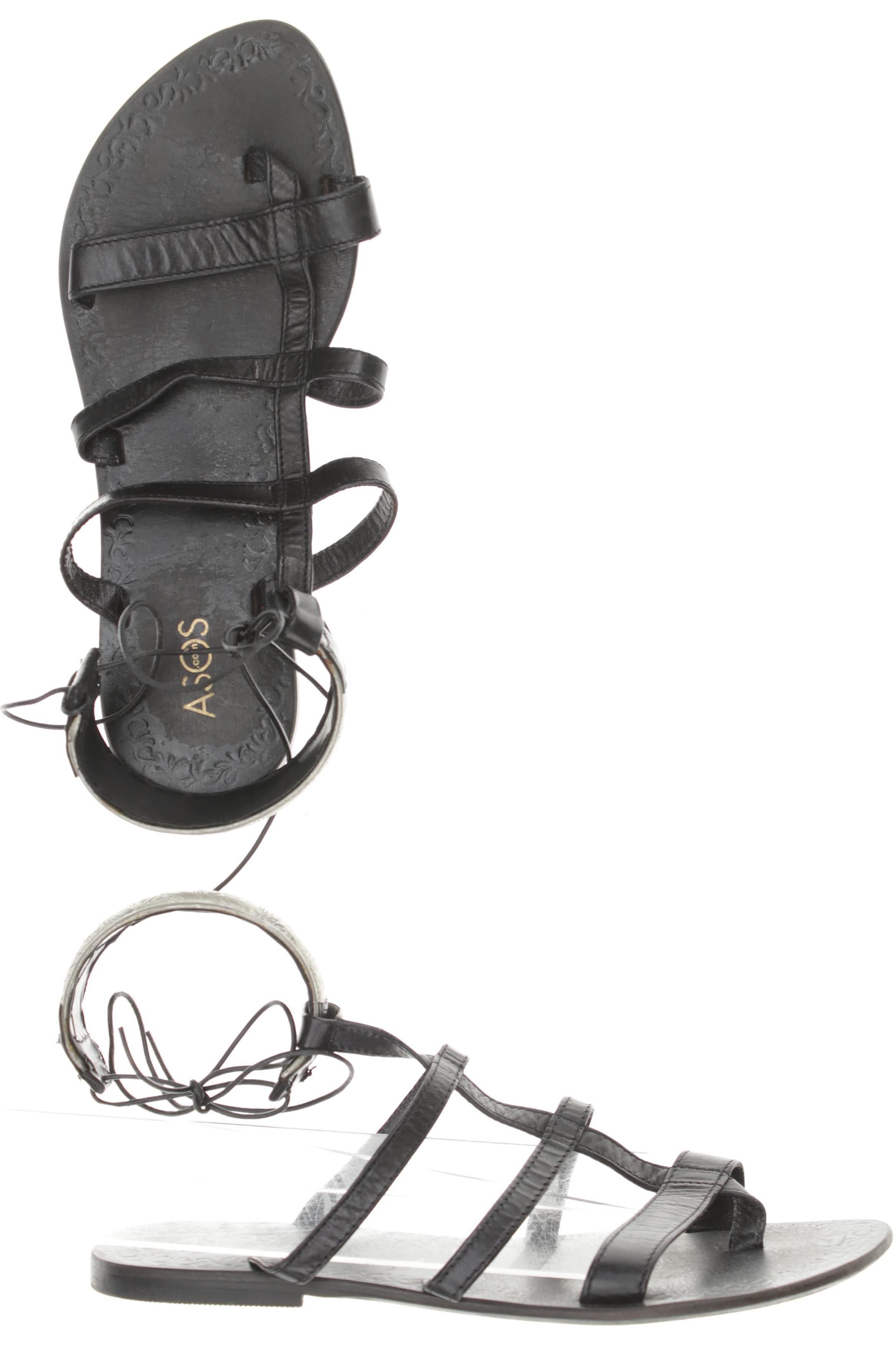 

asos Damen Sandale, schwarz, Gr. 4