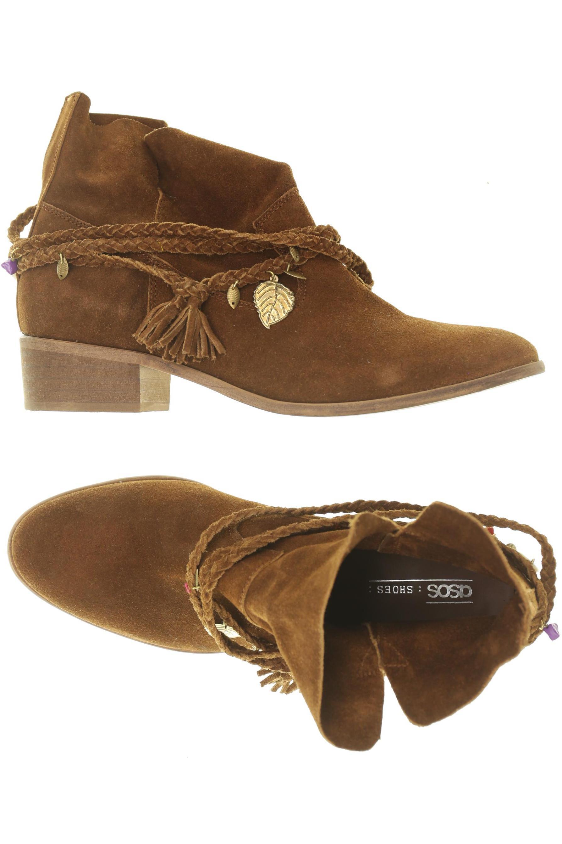 

asos Damen Stiefelette, braun, Gr. 8