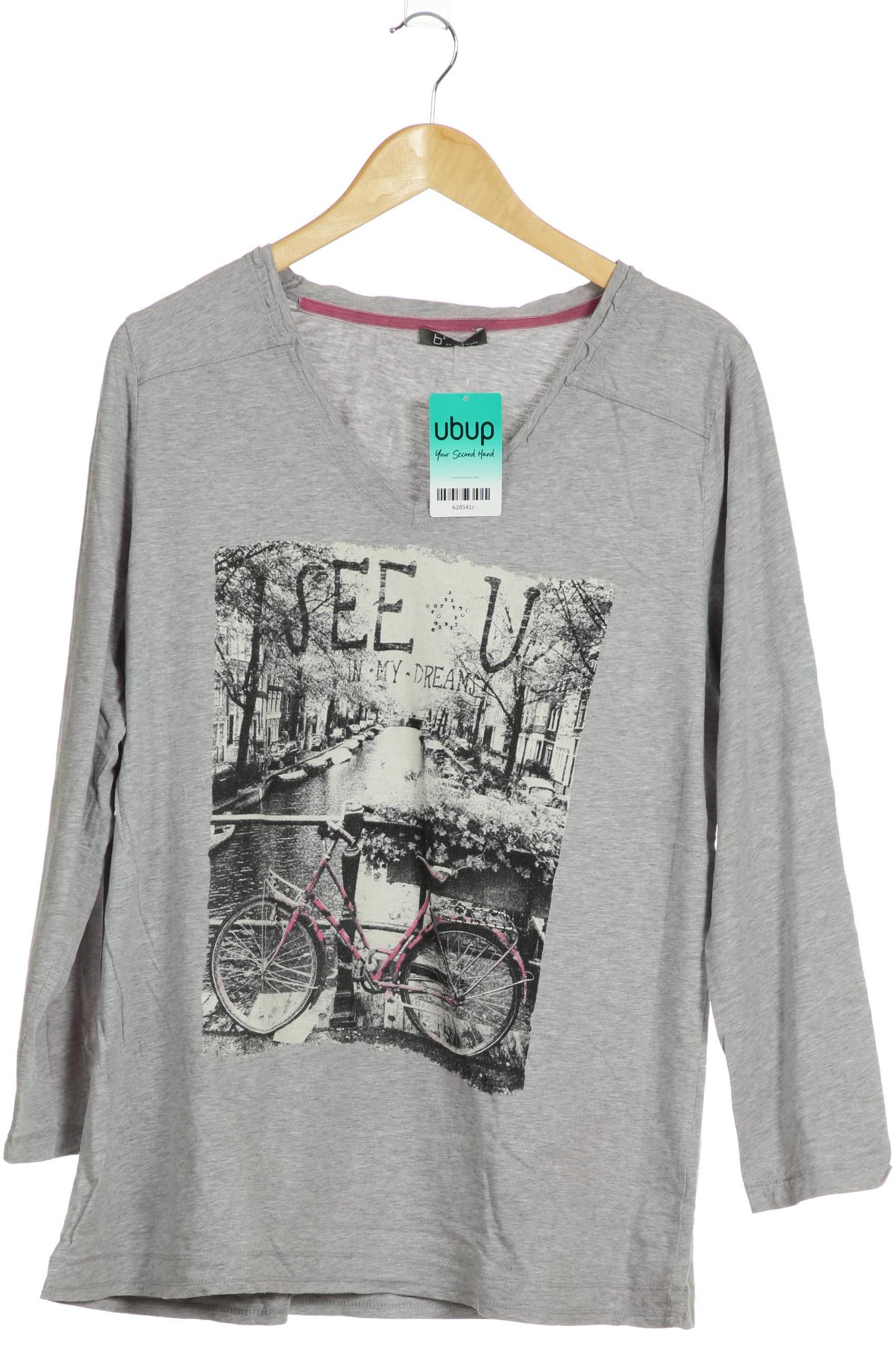 

b2 by via appia Damen Langarmshirt, grau, Gr. 46