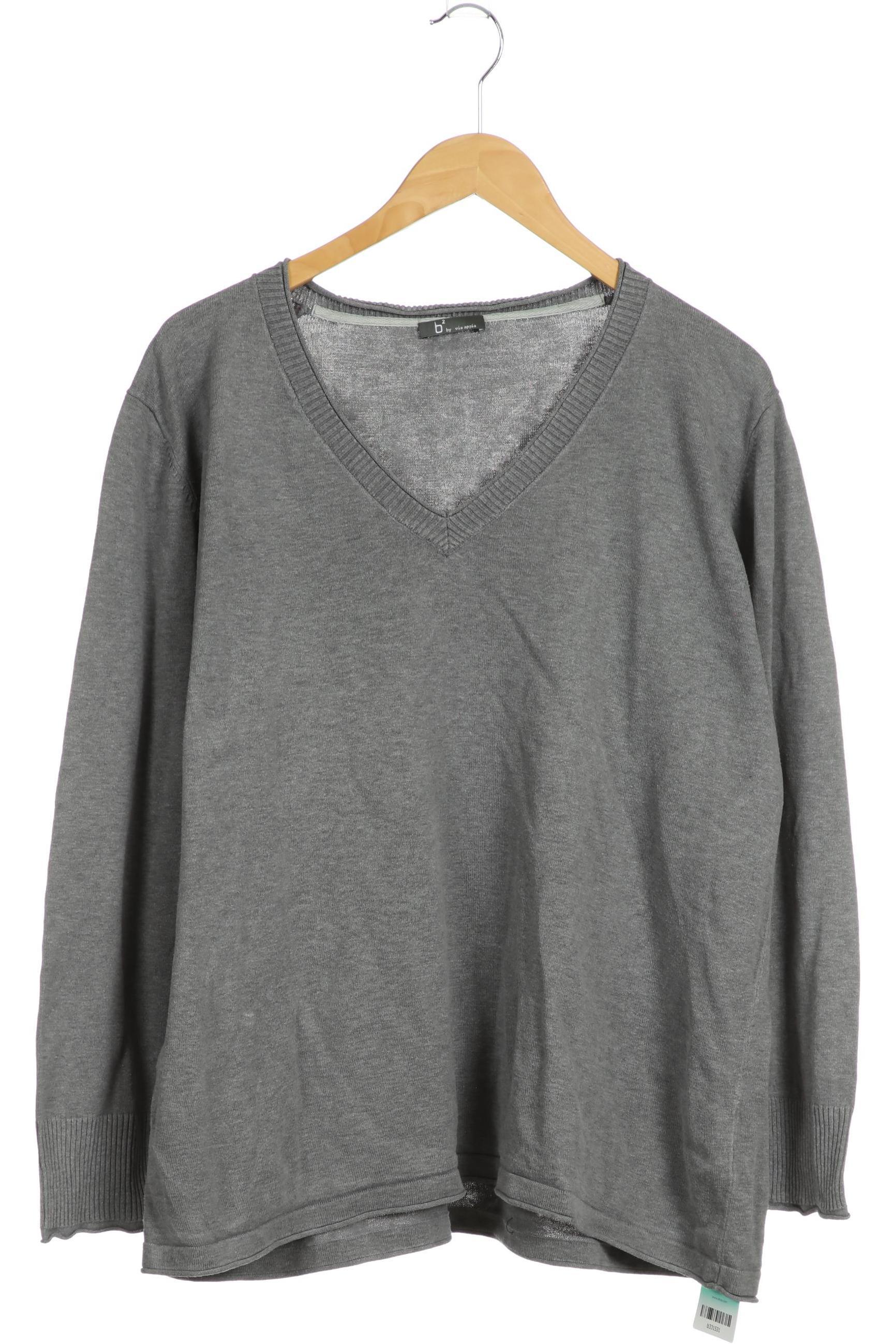 

b2 by via appia Damen Pullover, grau, Gr. 52