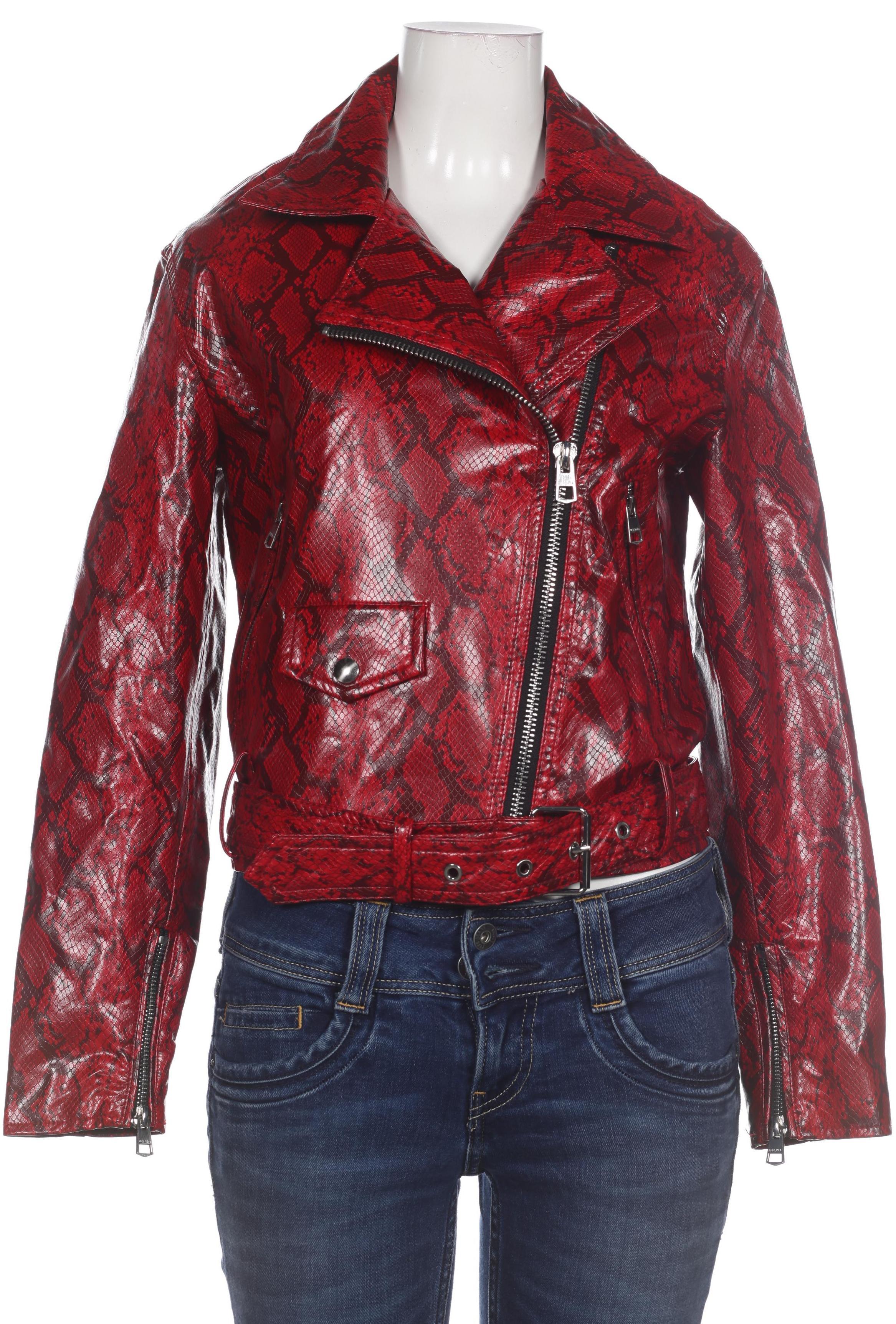 

bershka Damen Jacke, rot, Gr.