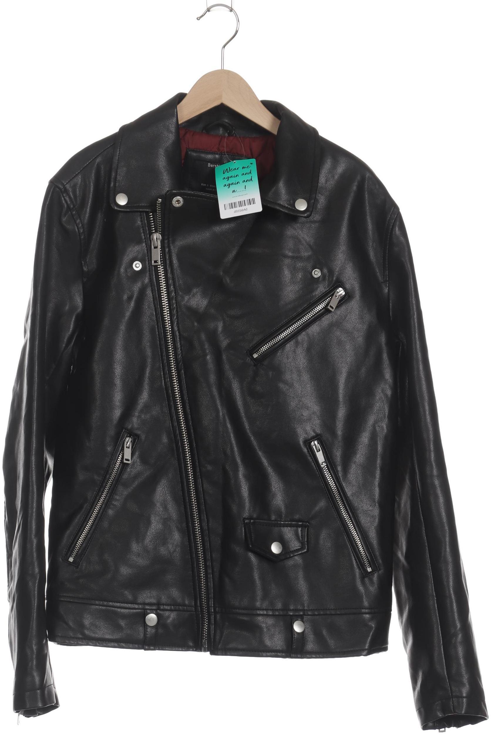 

bershka Damen Jacke, schwarz, Gr.