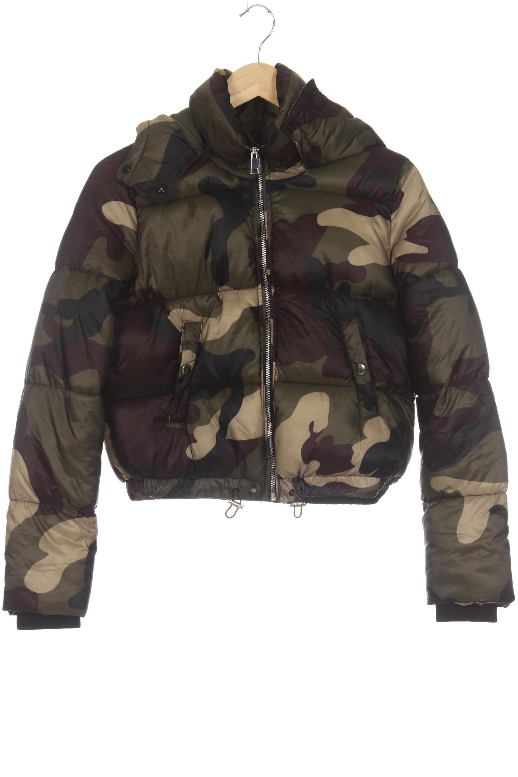 

bershka Damen Jacke, grün, Gr.