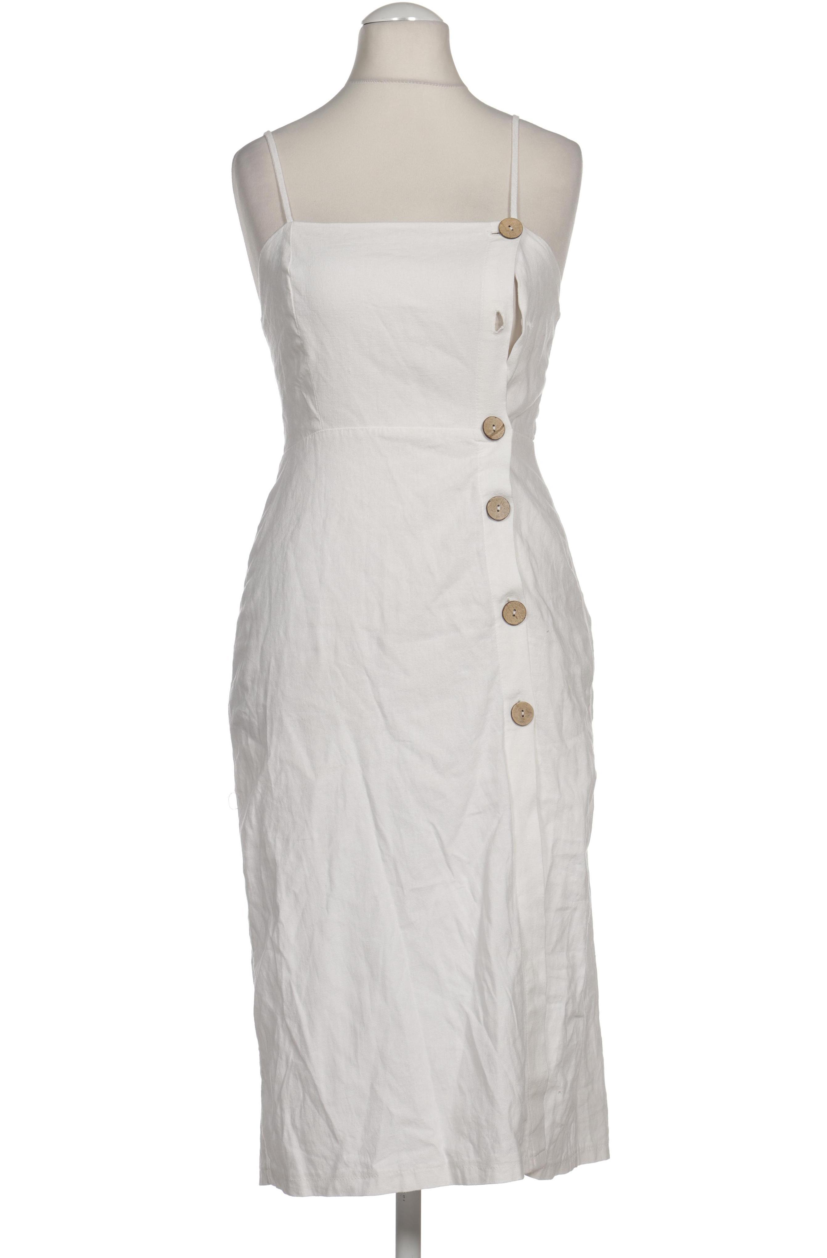 

bershka Damen Kleid, weiß, Gr.