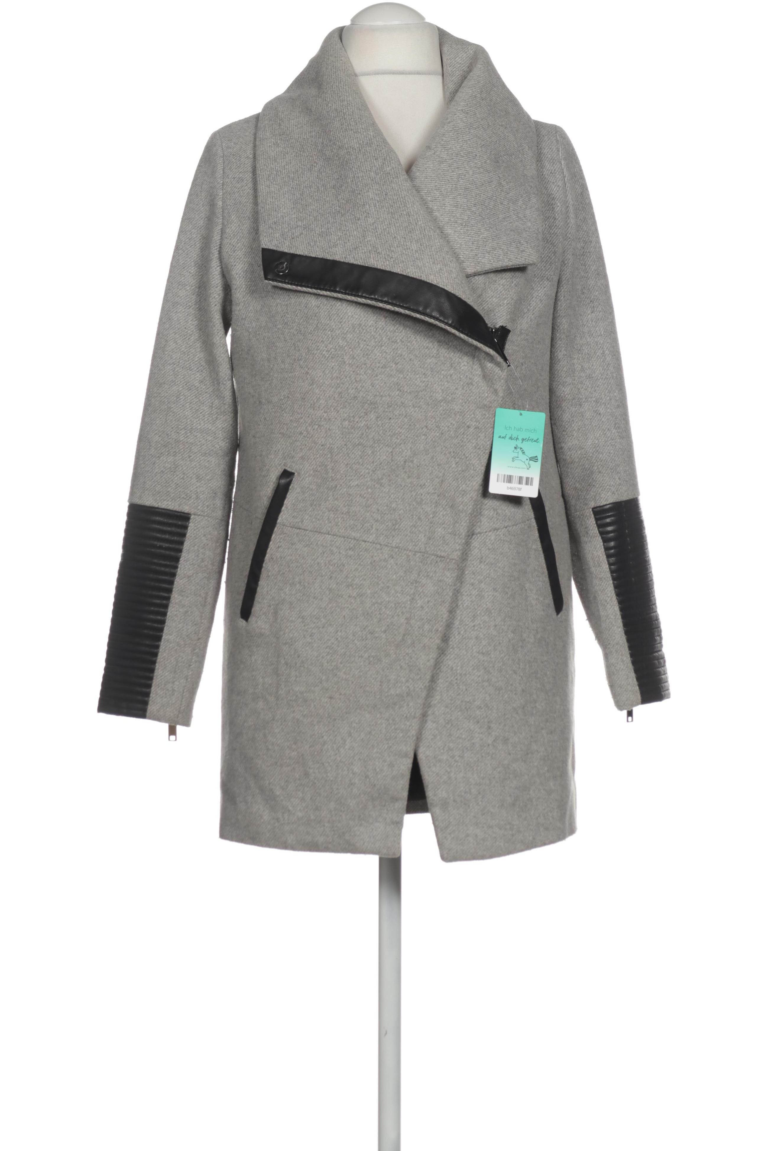

bershka Damen Mantel, grau, Gr.