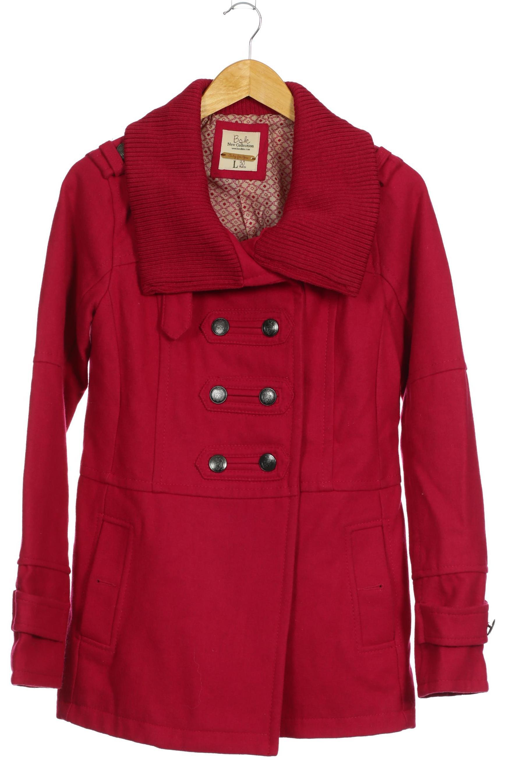 

bershka Damen Mantel, pink, Gr.