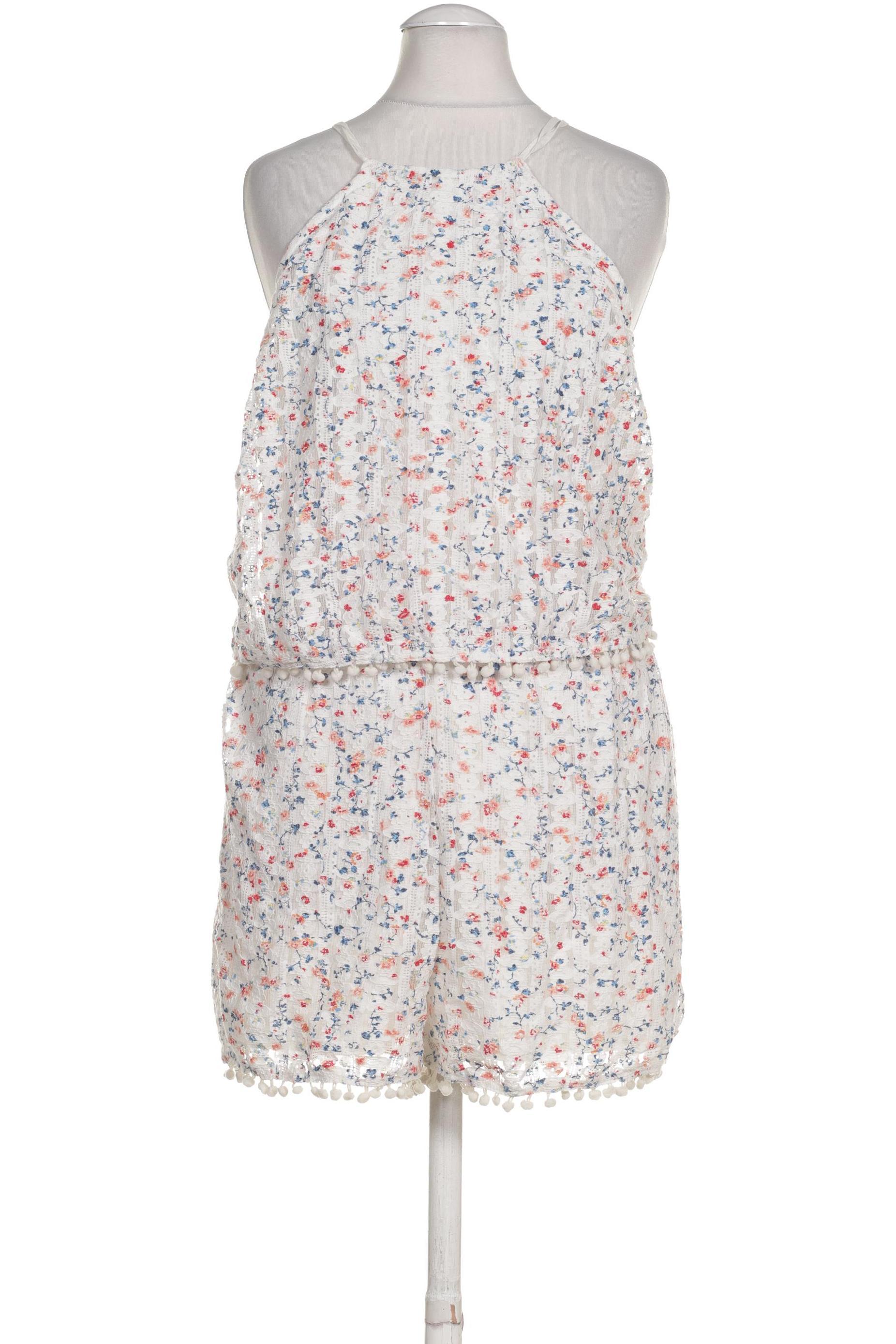 

bershka Damen Jumpsuit/Overall, weiß, Gr.