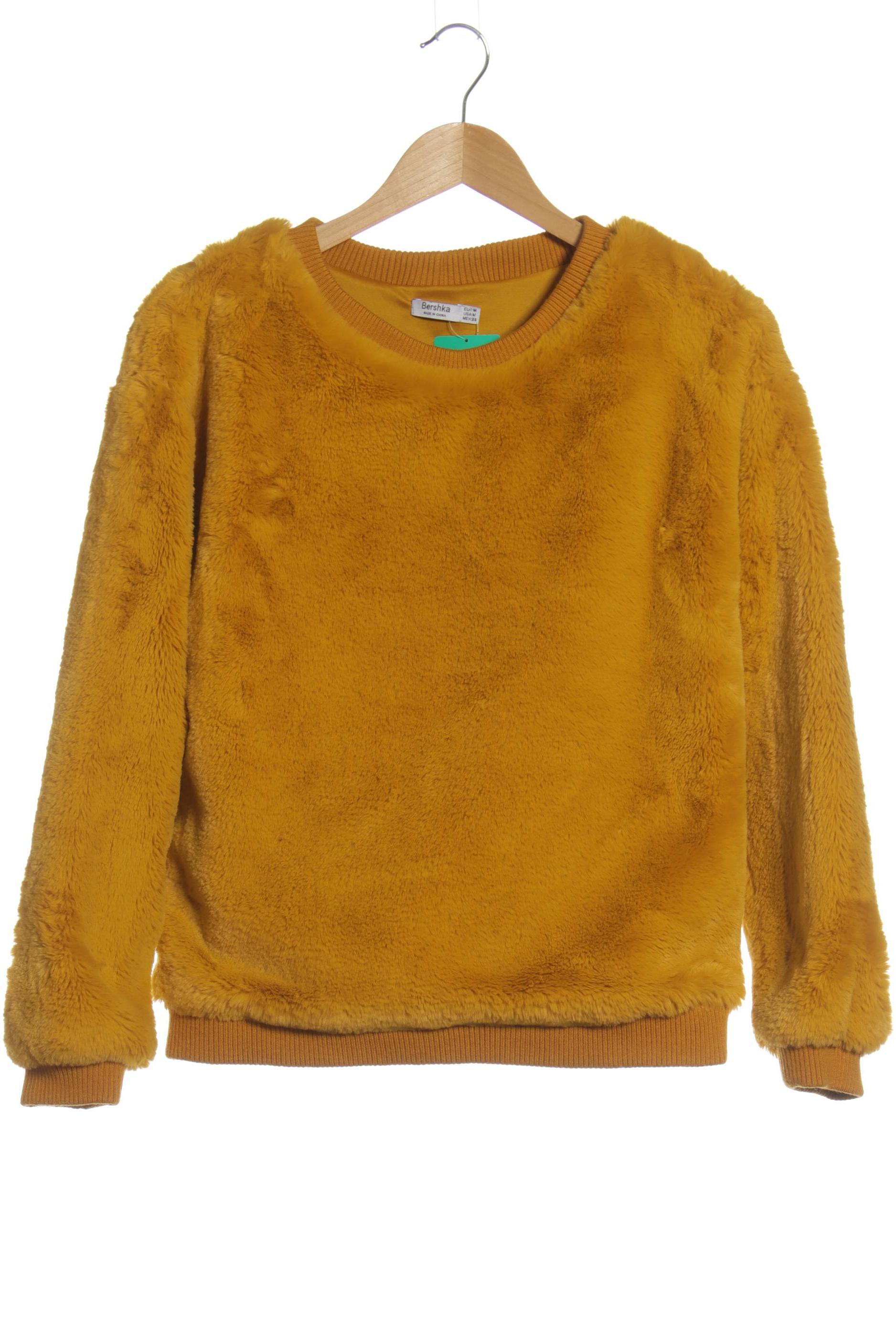 

bershka Damen Pullover, gelb, Gr.