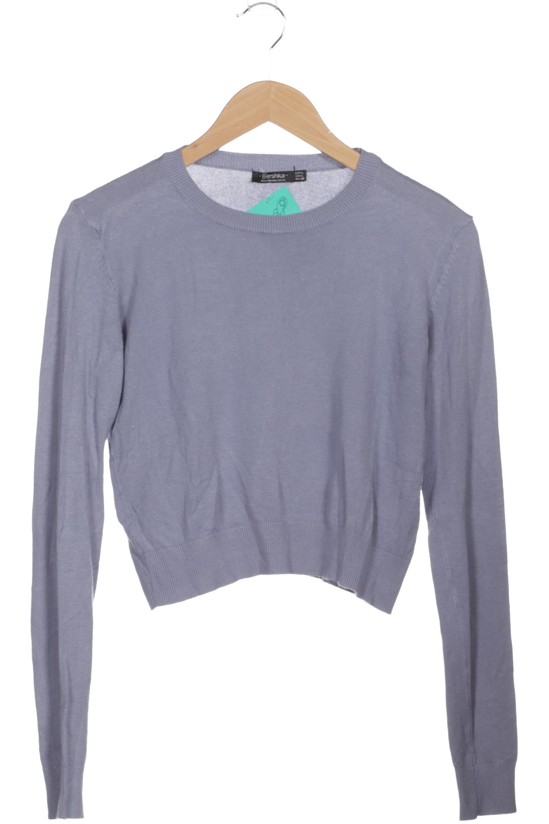 

bershka Damen Pullover, blau, Gr.