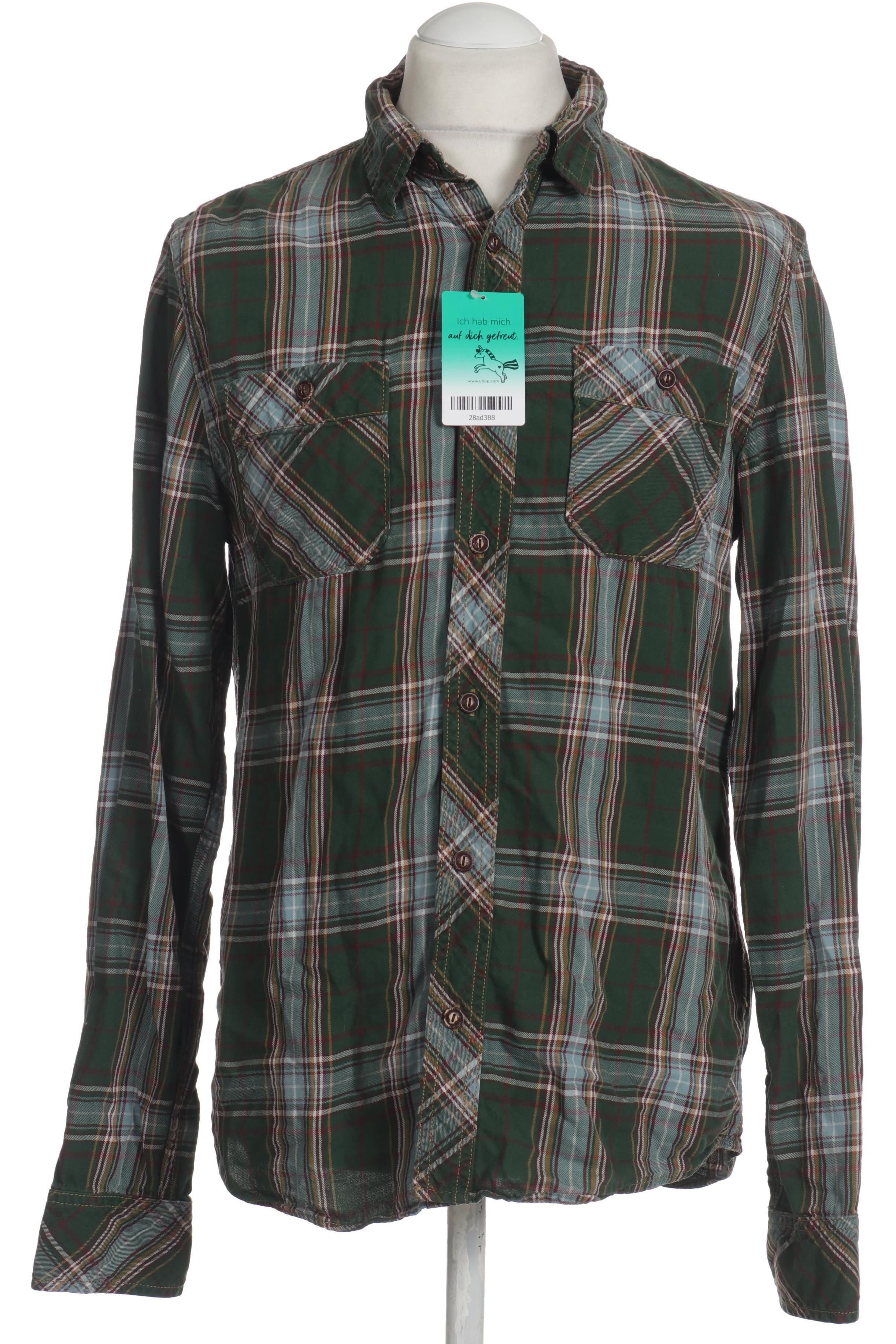 

bershka Herren Hemd, grün, Gr.